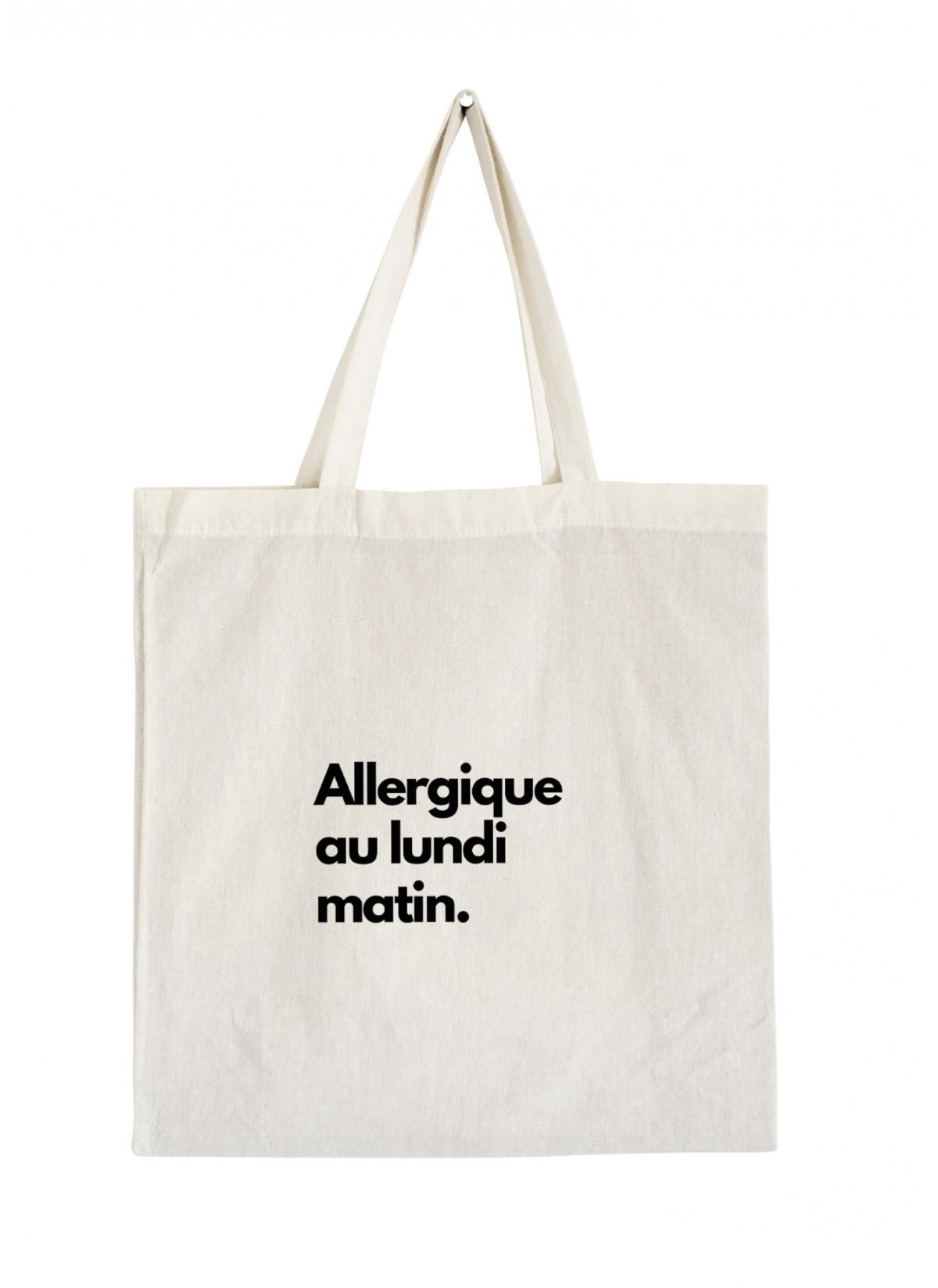 Tote Bag Allergique au lundi matin