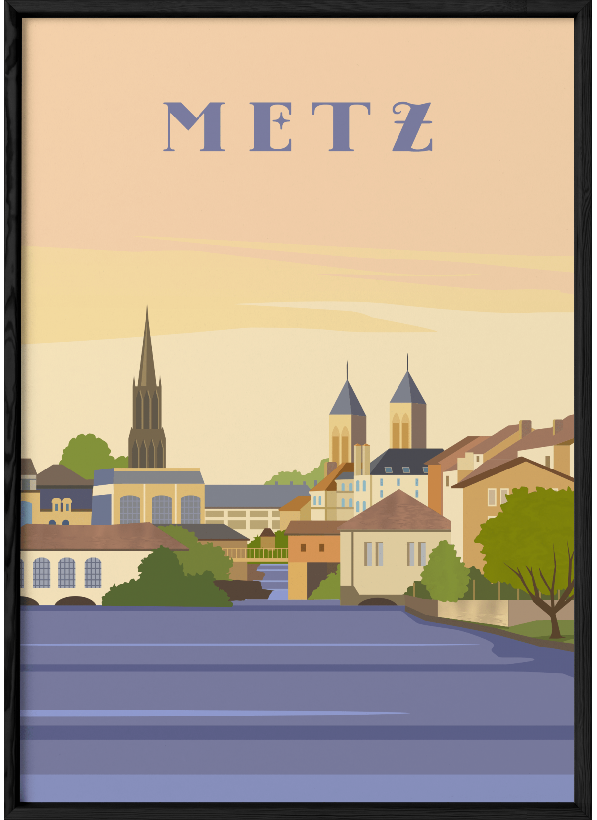 Poster ville Metz 2