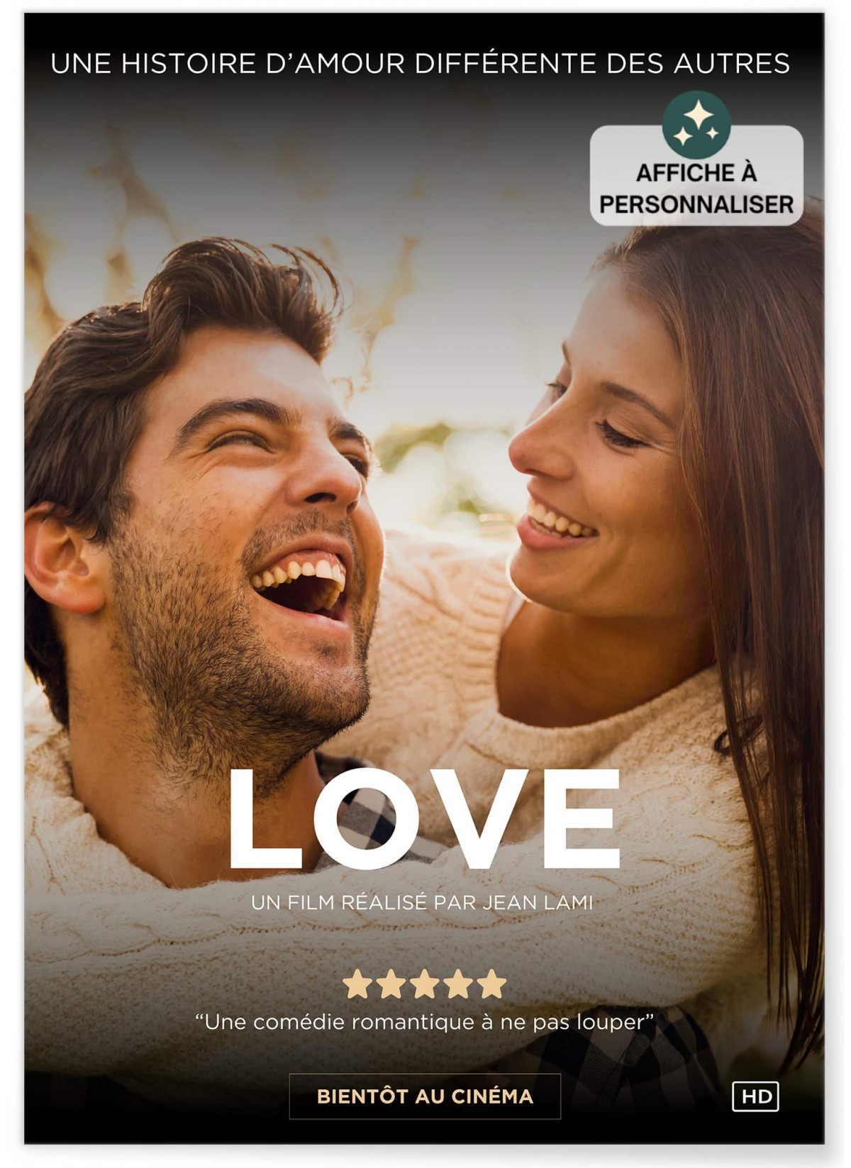 Affiche cinéma personnalisable | L’AFFICHERIE