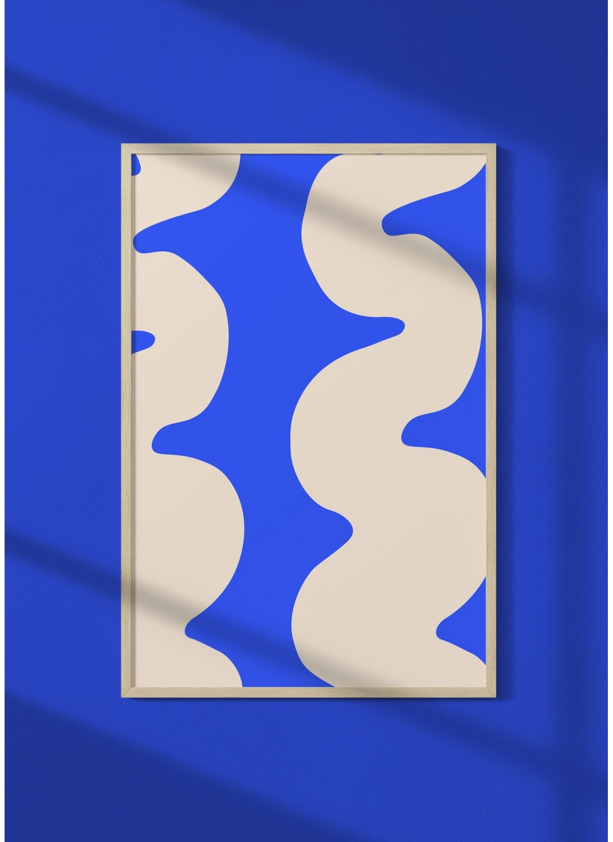 Affiche Wave Bleue