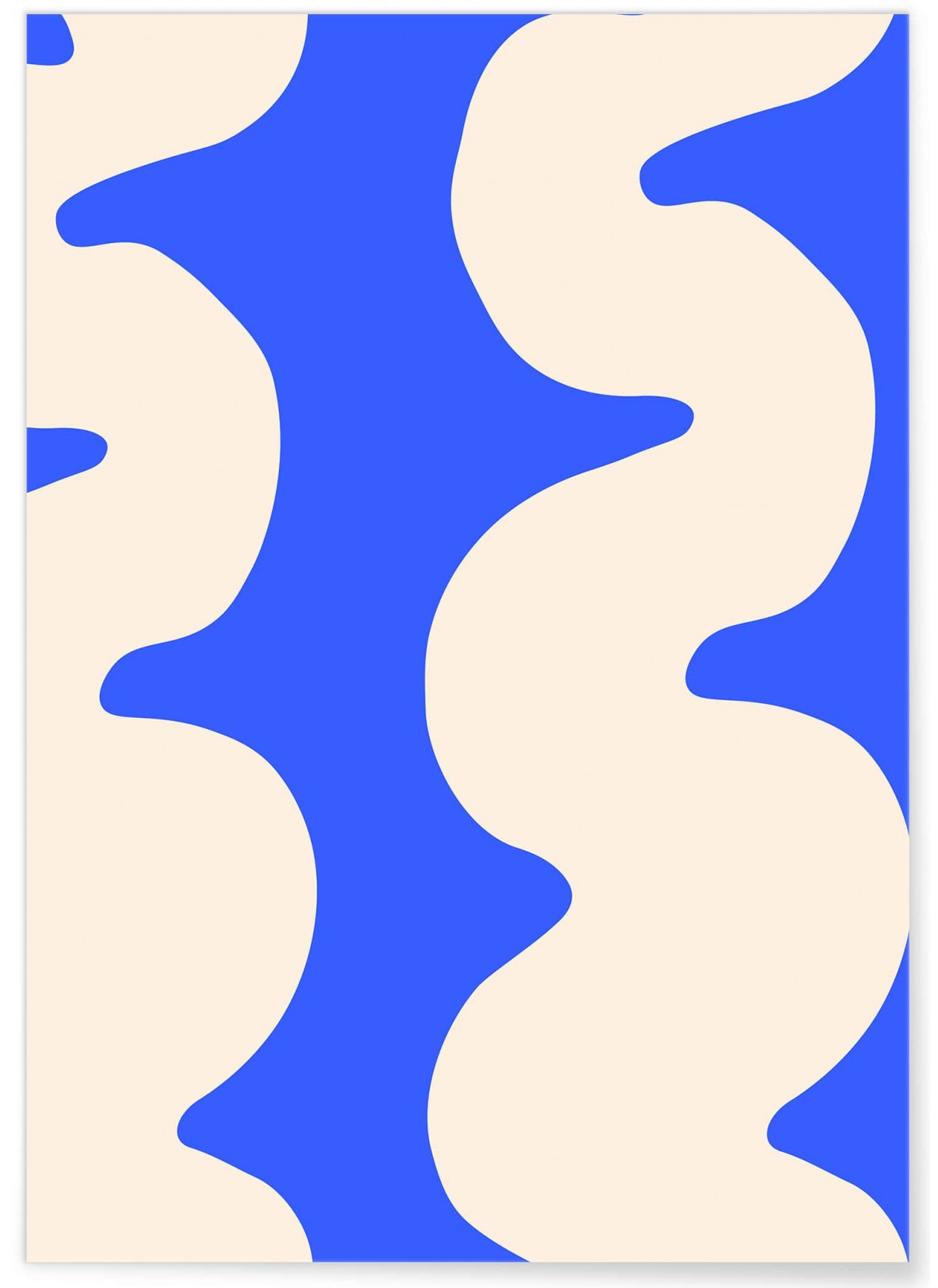Affiche Wave Bleue