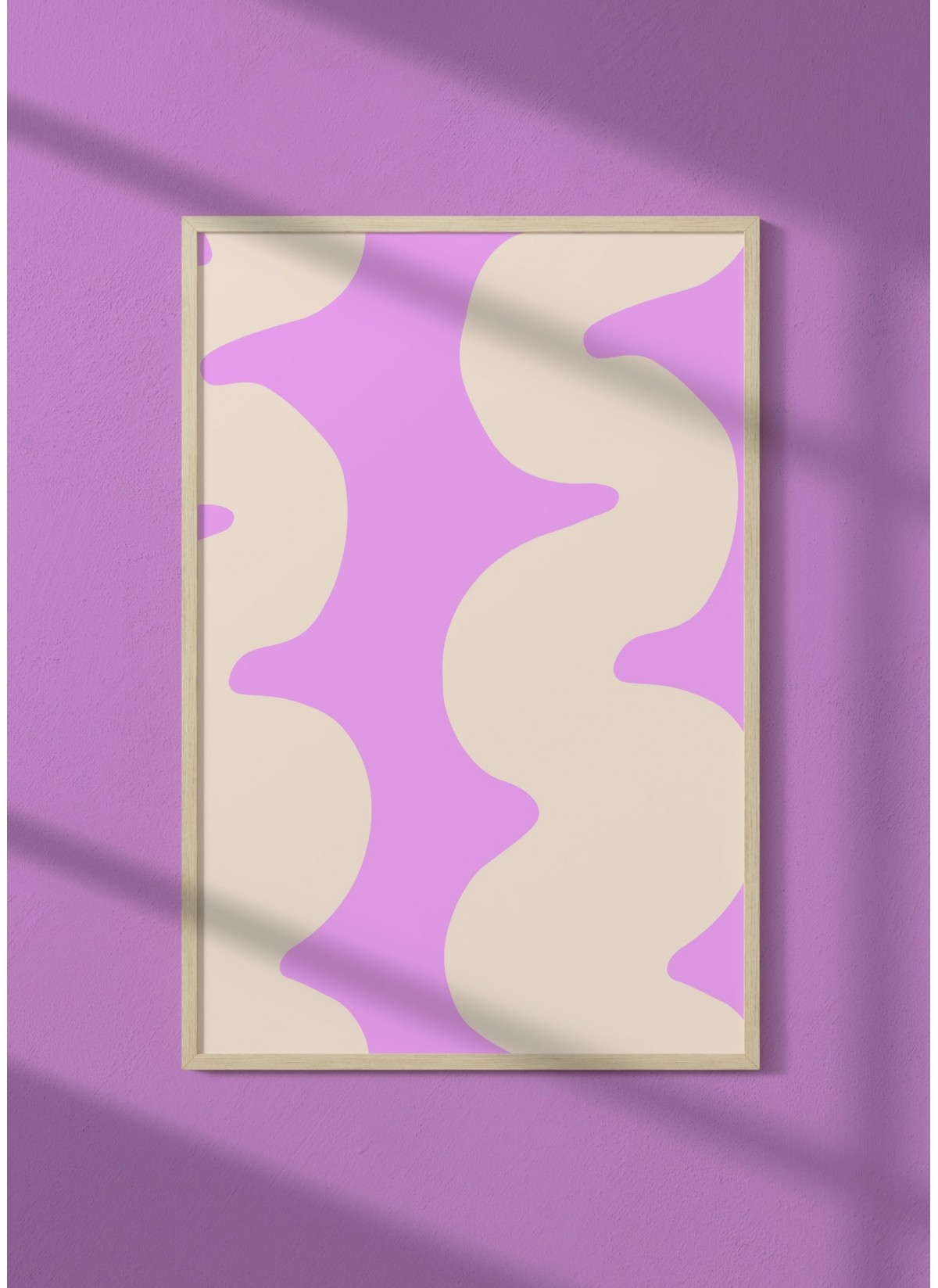 Affiche Wave Rose