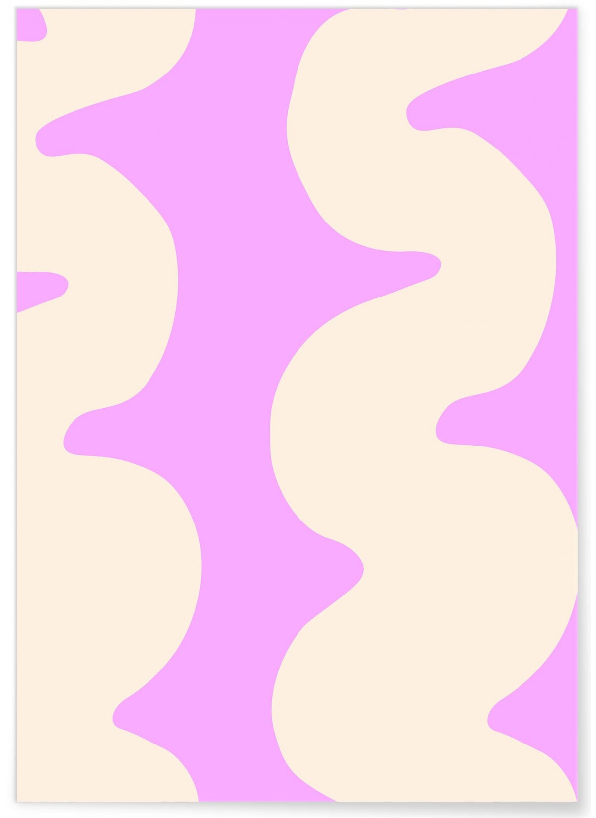 Affiche Wave Rose