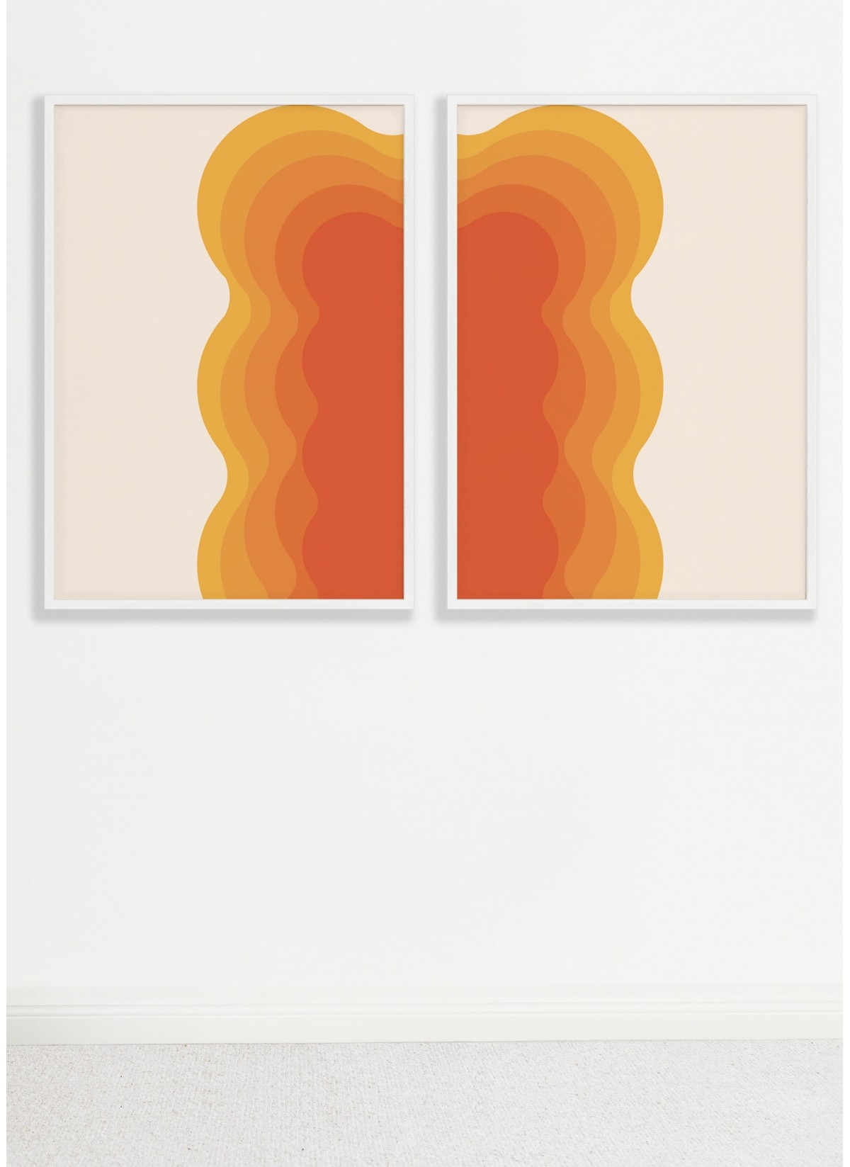 Affiche Diptyque Rétro