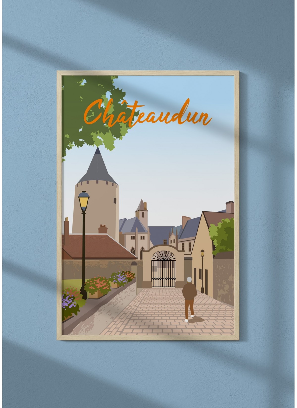 Affiche ville Châteaudun