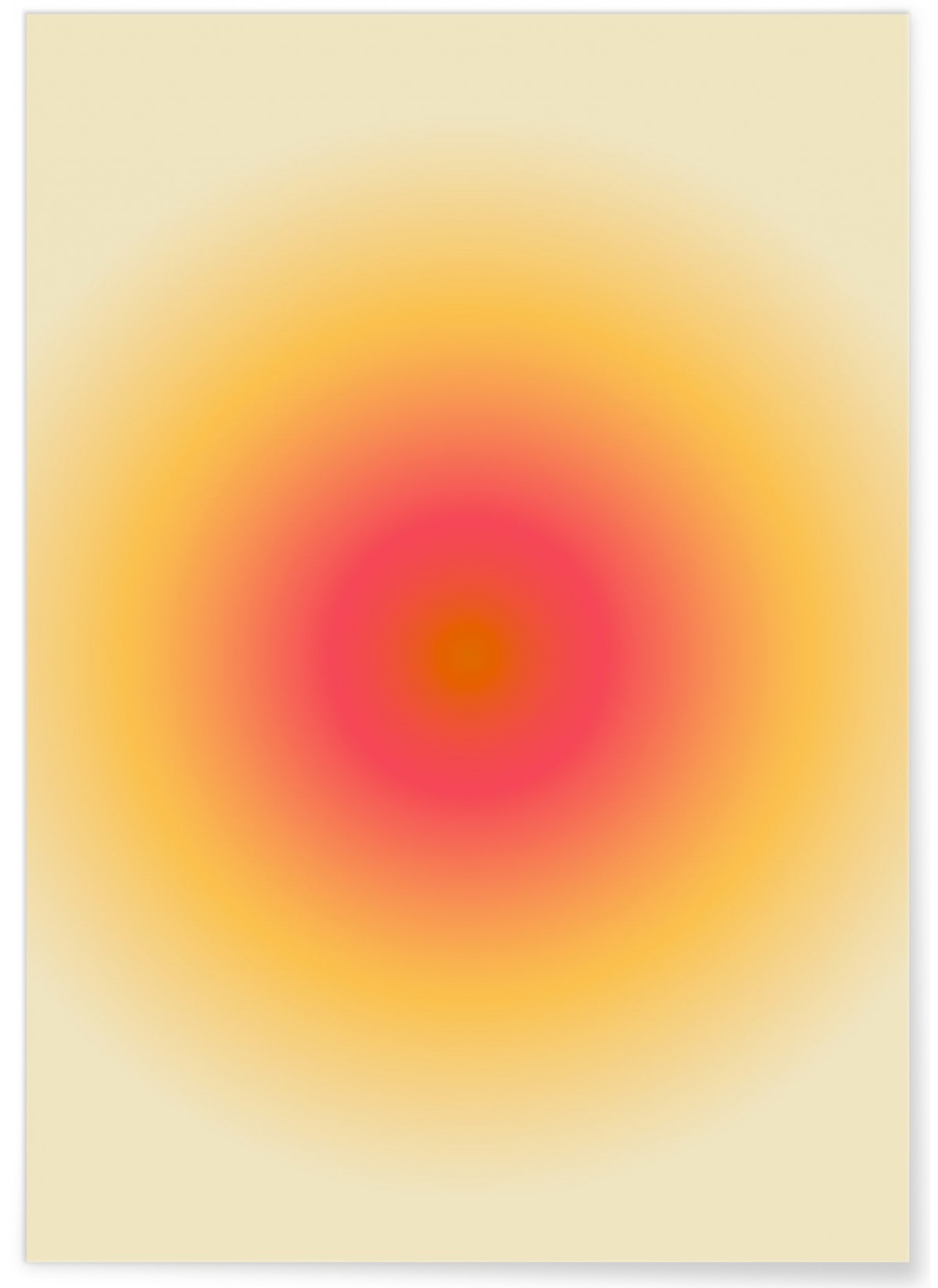 Affiche Aura jaune