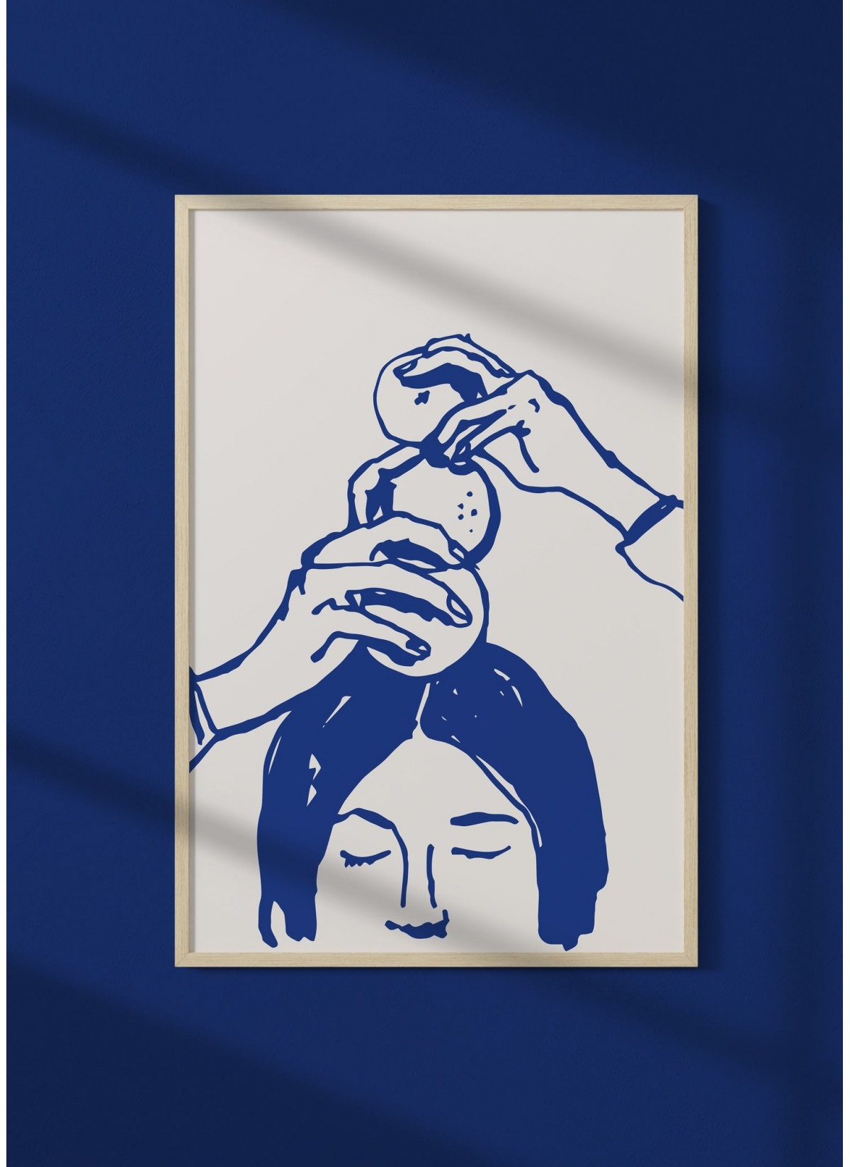 Affiche Art Bleu