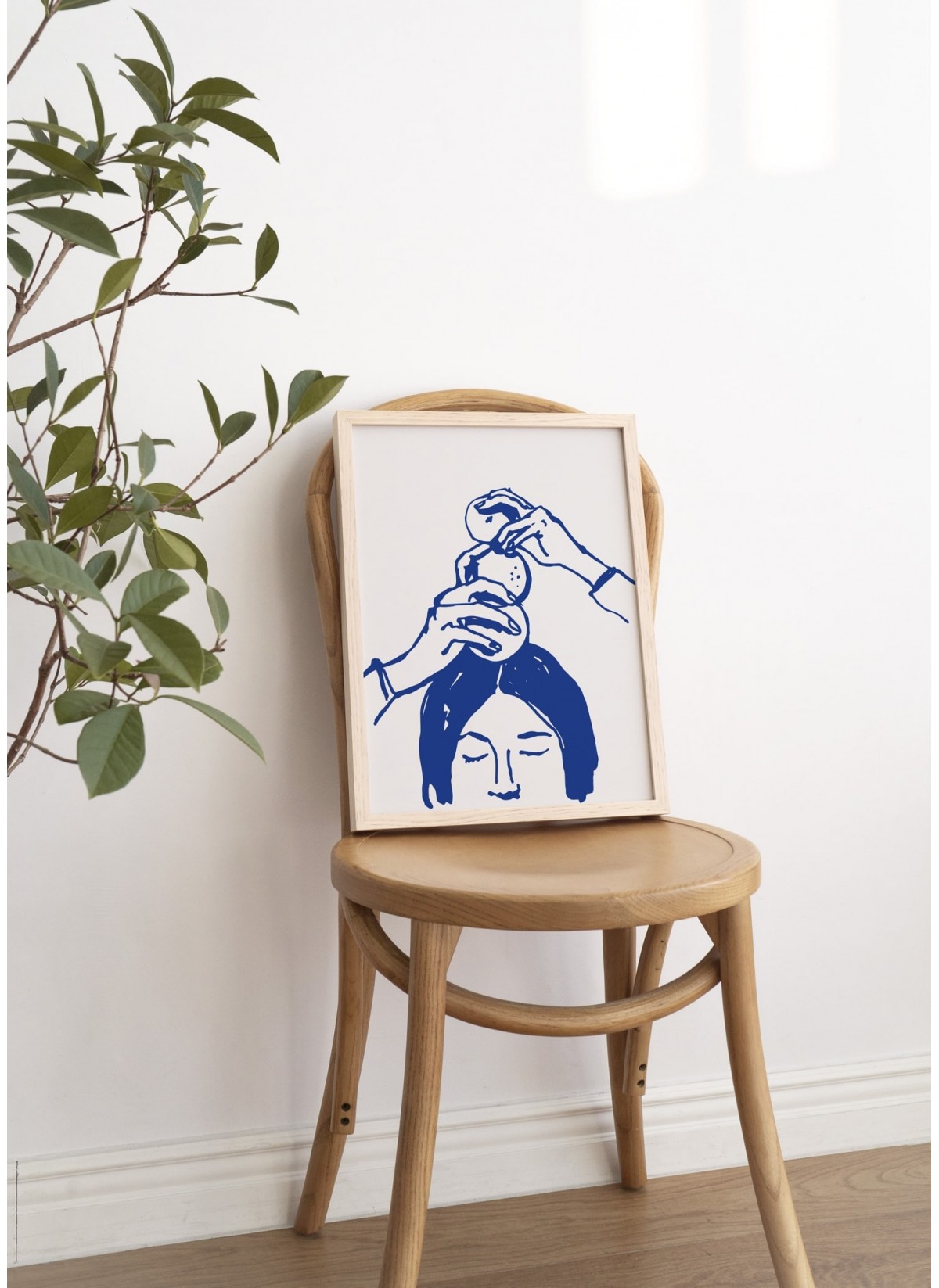 Affiche Art Bleu