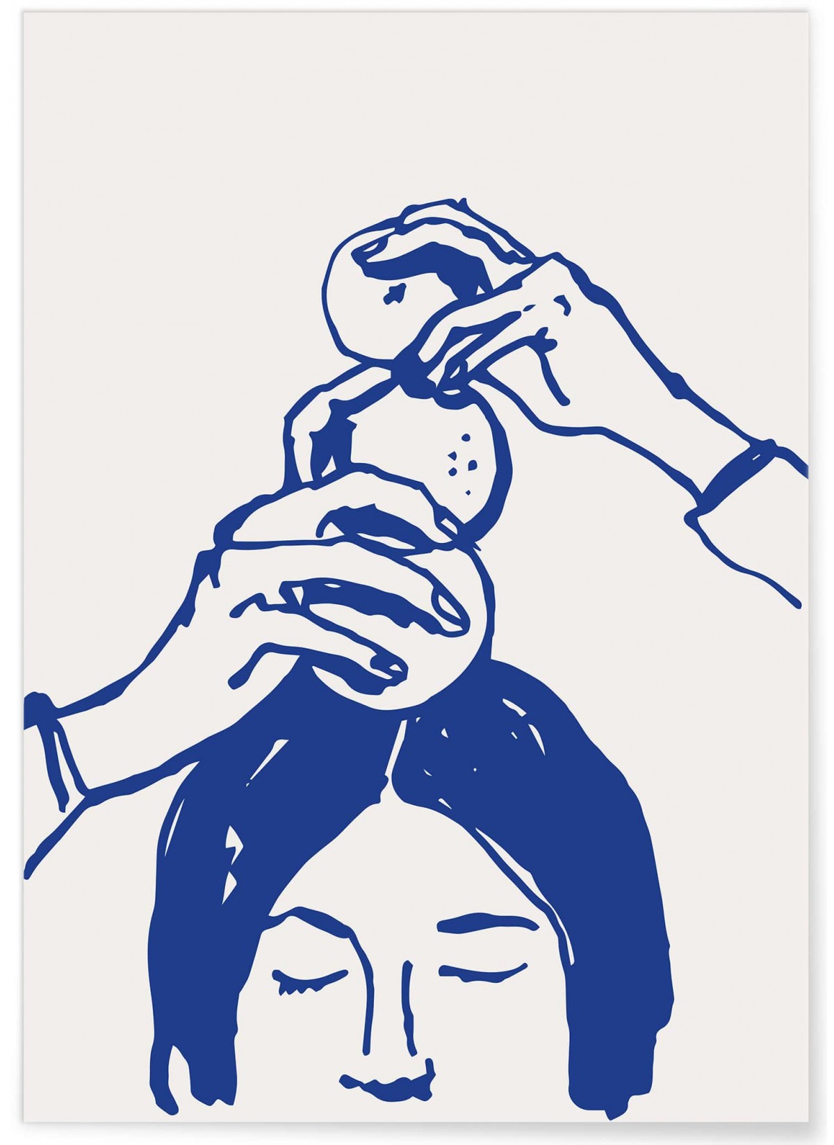Affiche Art Bleu