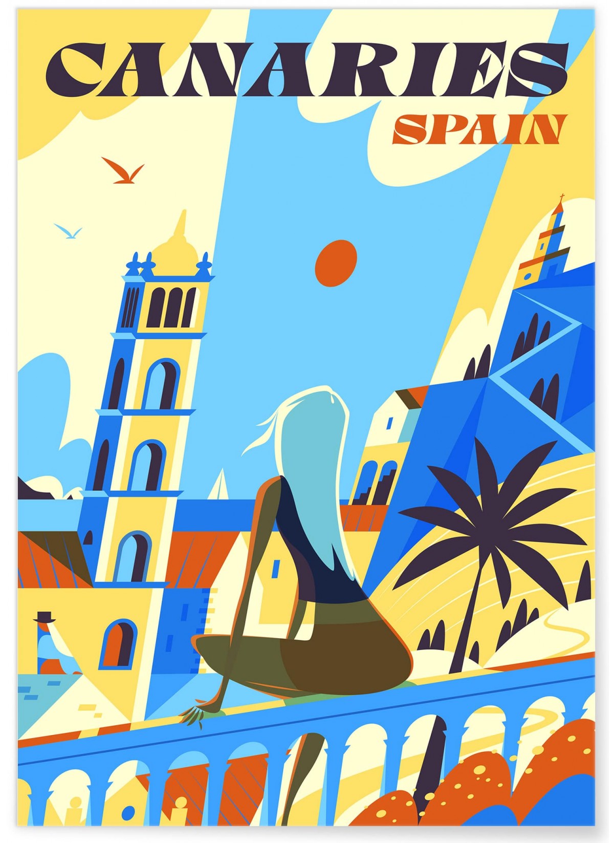 Affiche Îles Canaries