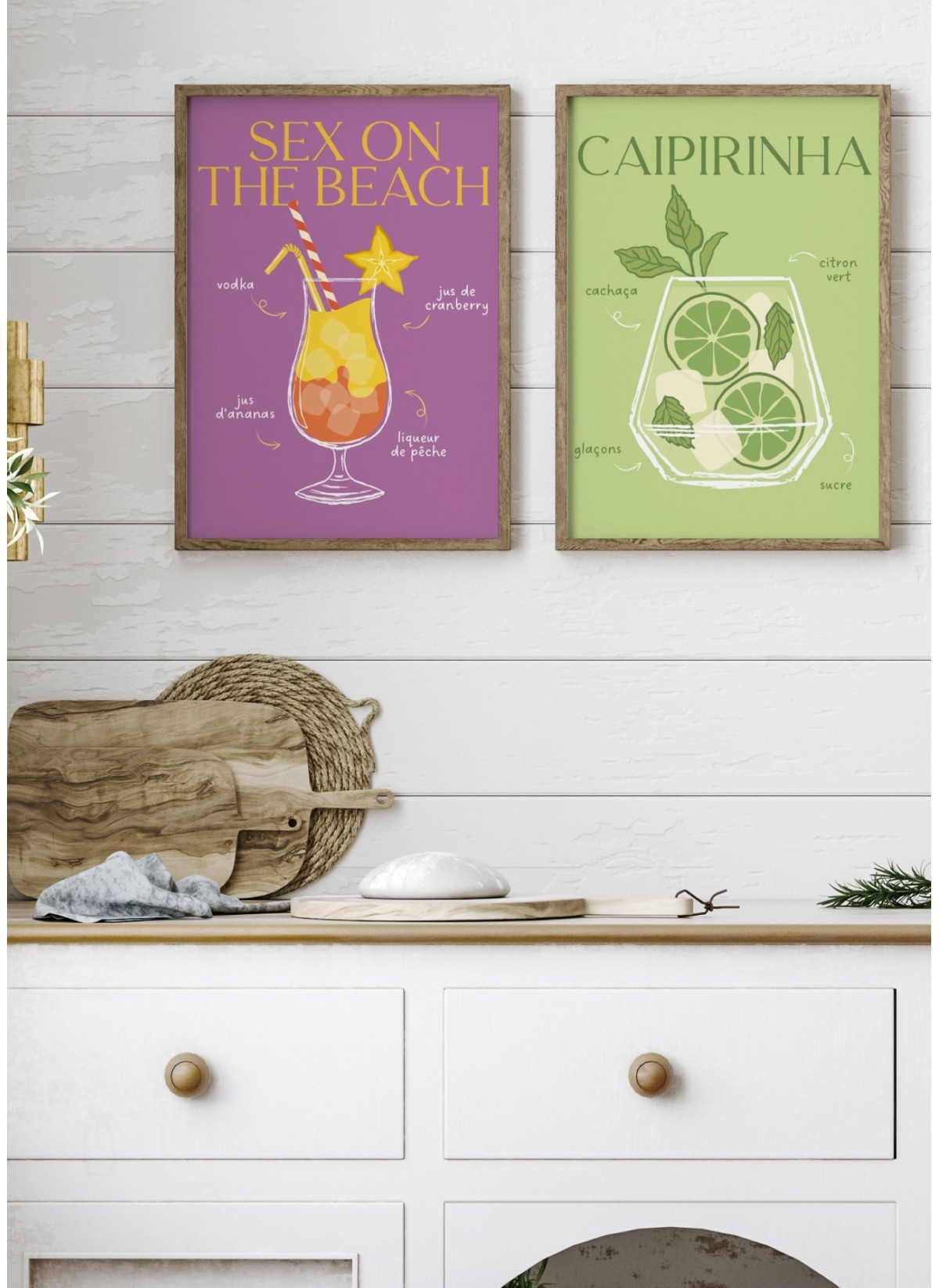 Affiche Cocktail Sex on the beach 2