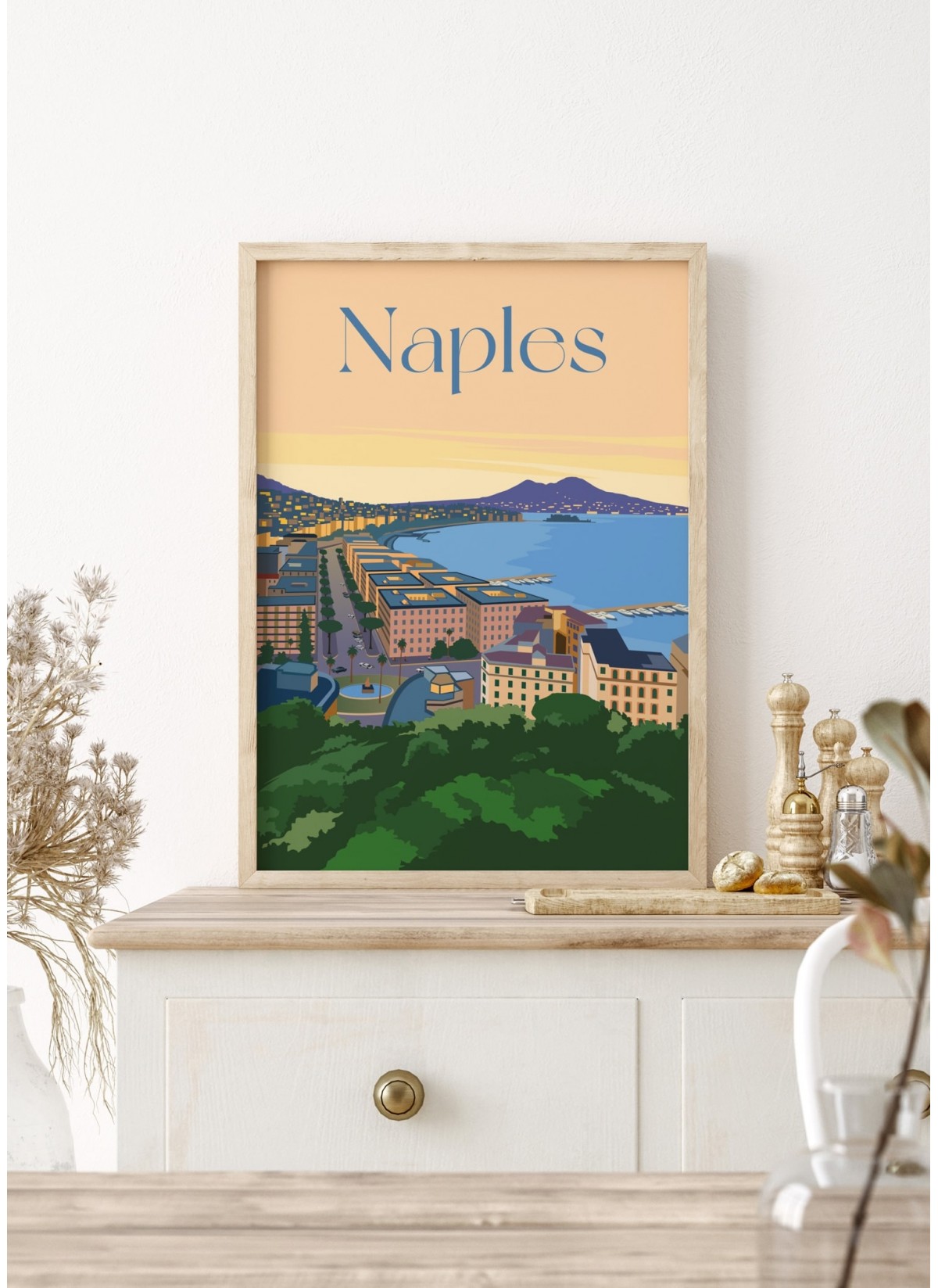 Affiche ville Naples