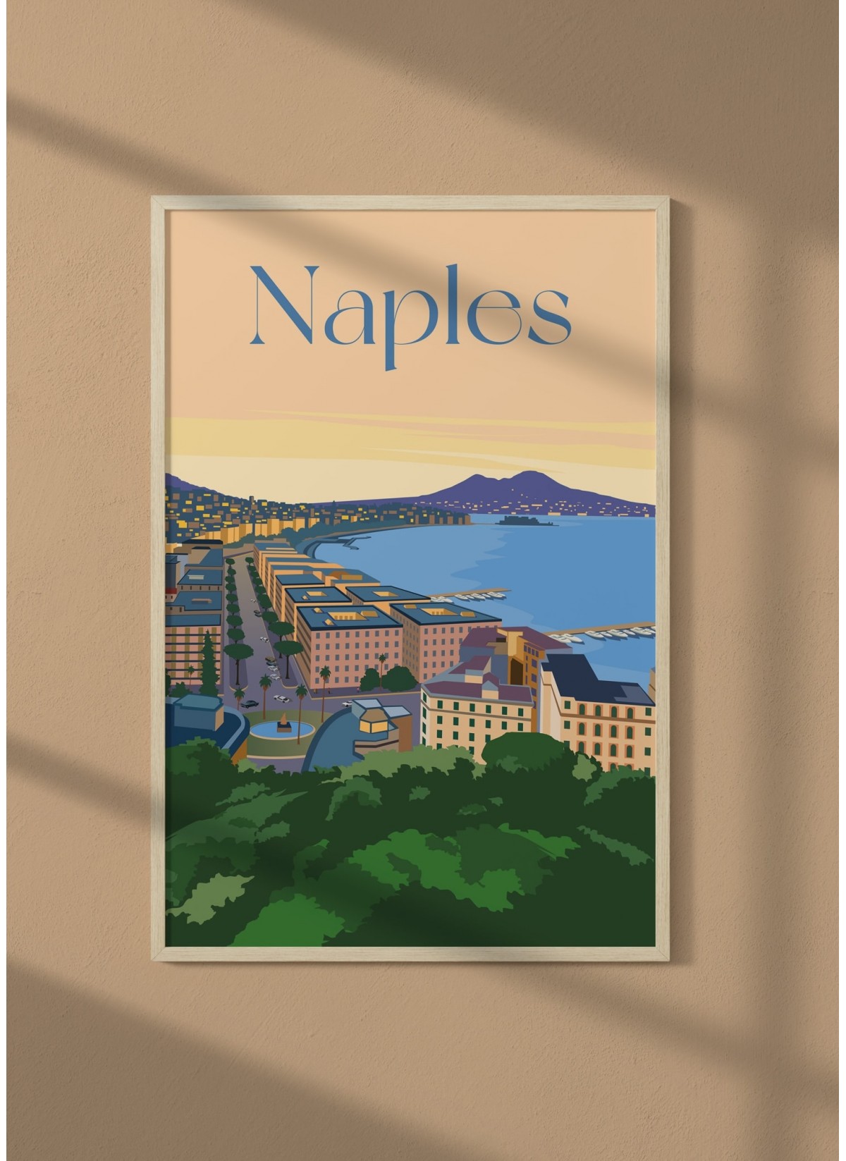 Affiche ville Naples