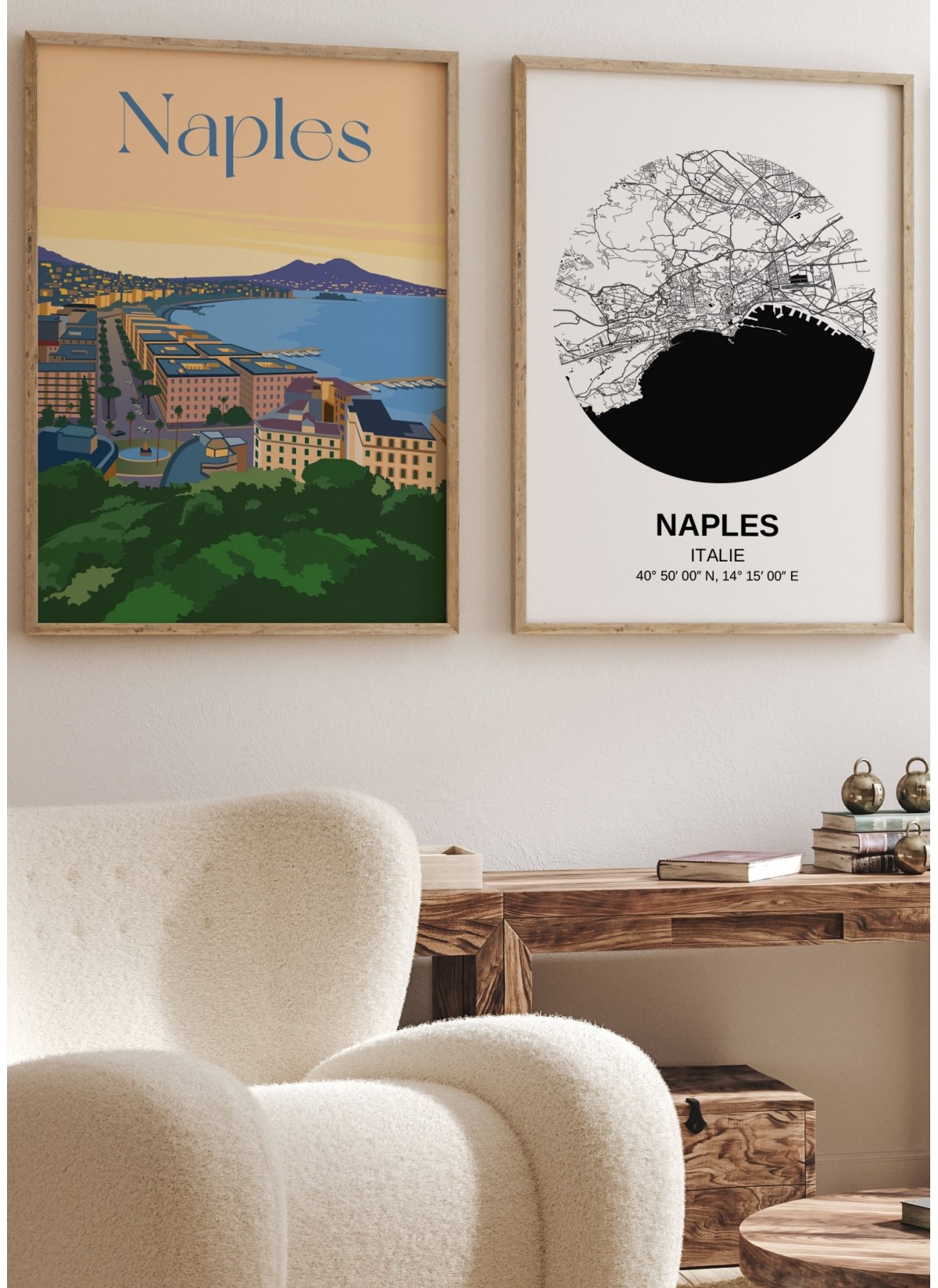 Affiche ville Naples