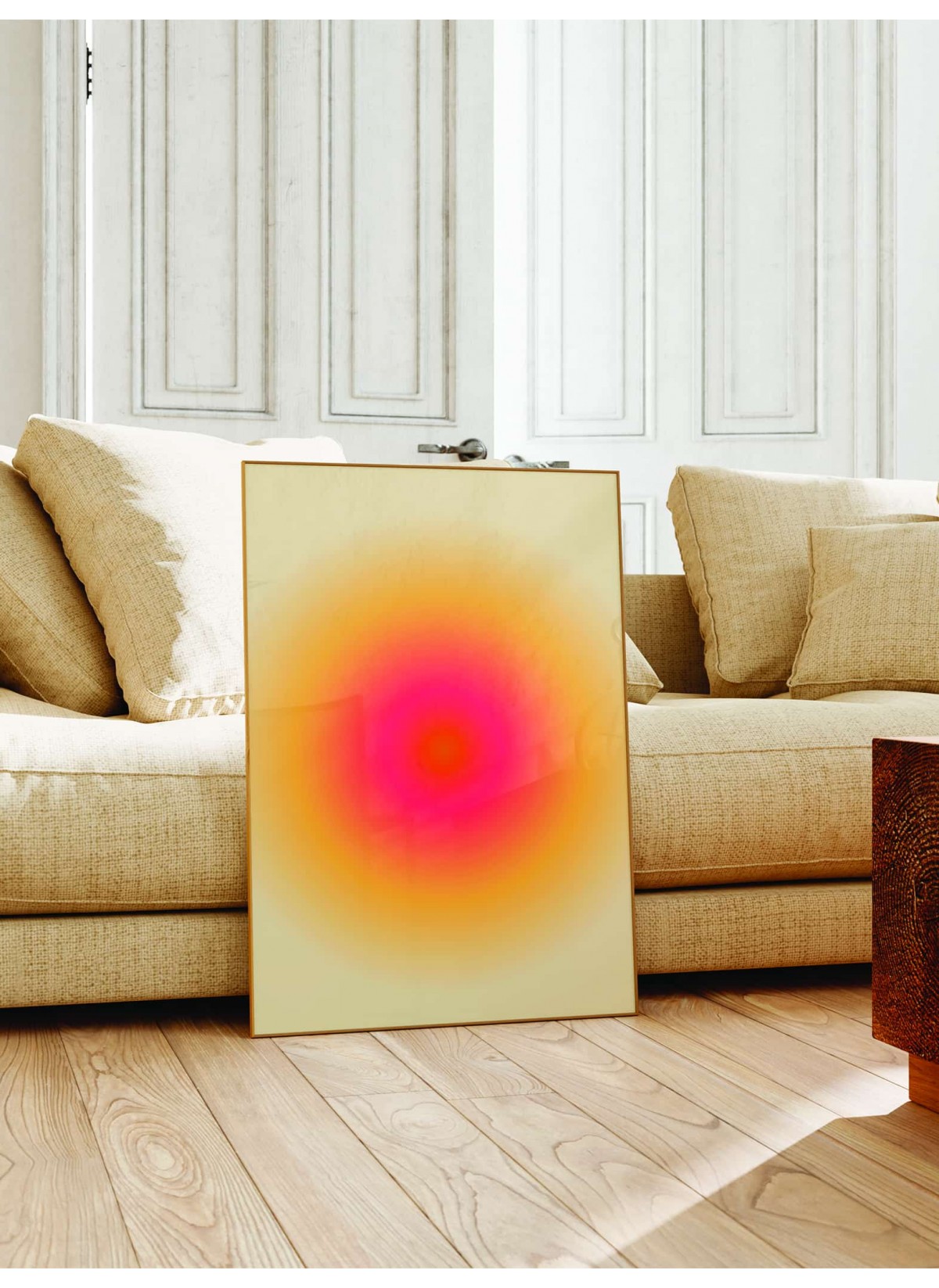 Affiche Aura jaune
