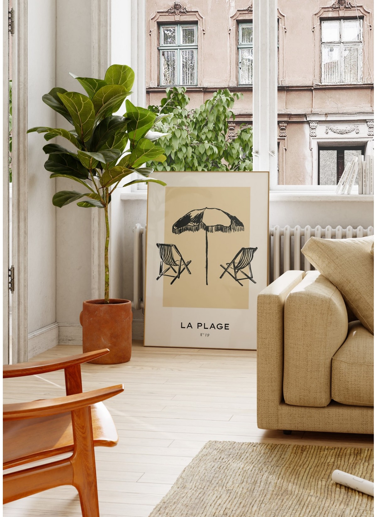 Affiche La plage
