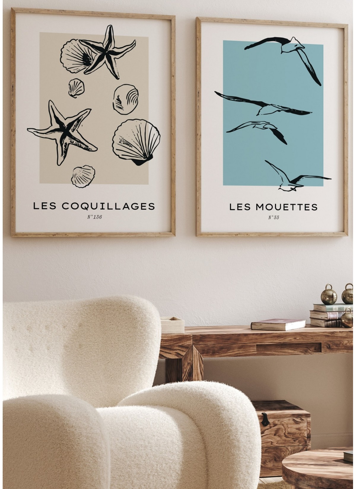 Affiche Les mouettes