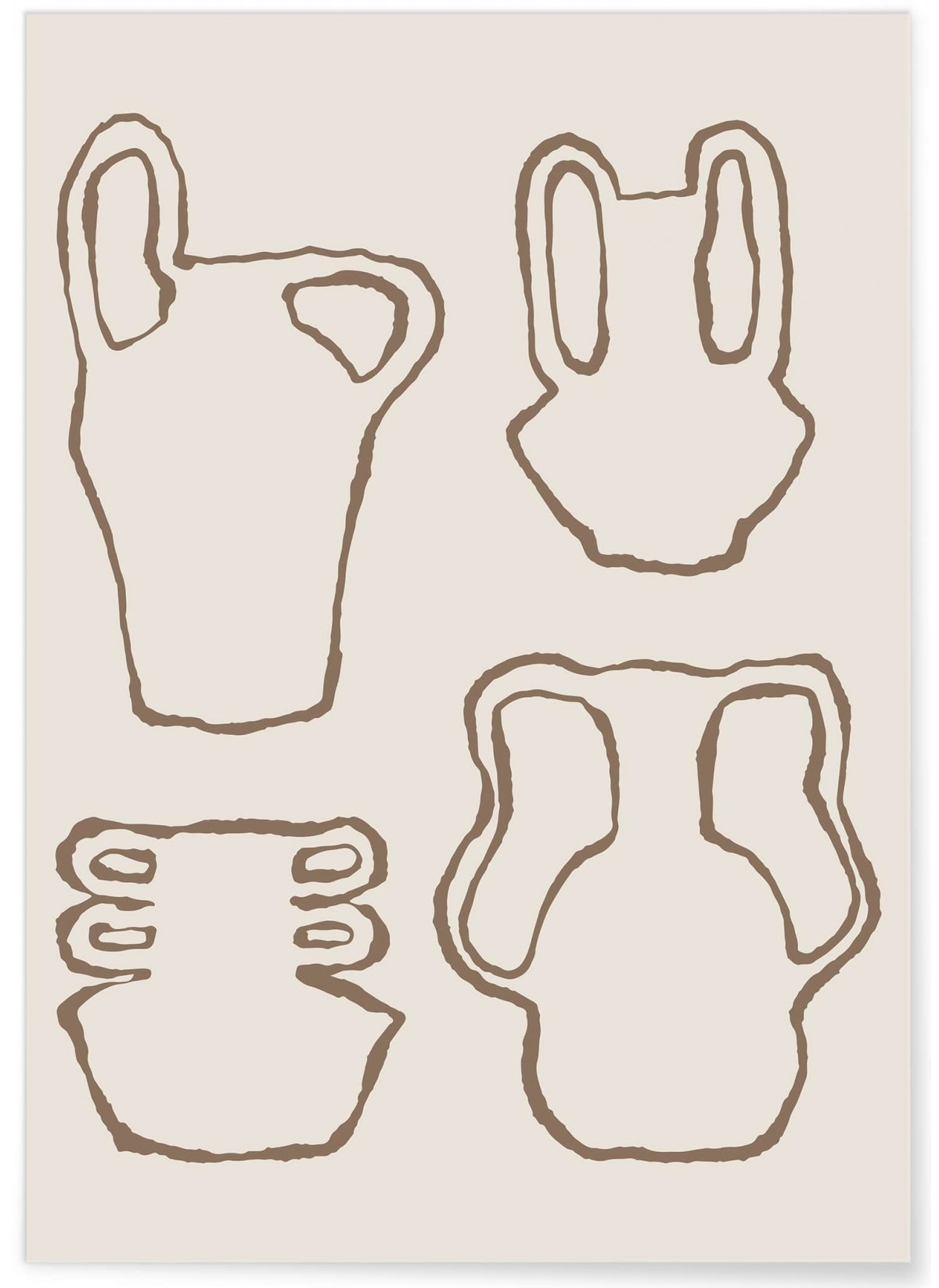 Affiche Les vases