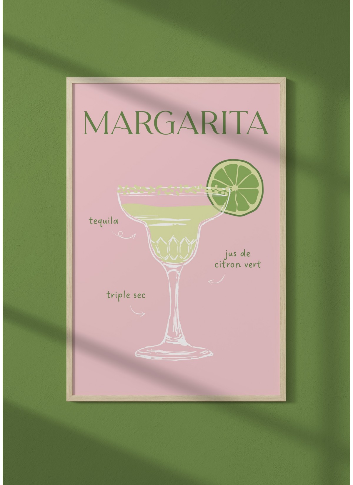 Affiche Cocktail Margarita 2