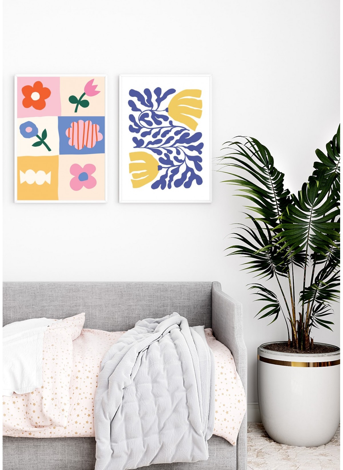 Affiche Abstract Flowers 2
