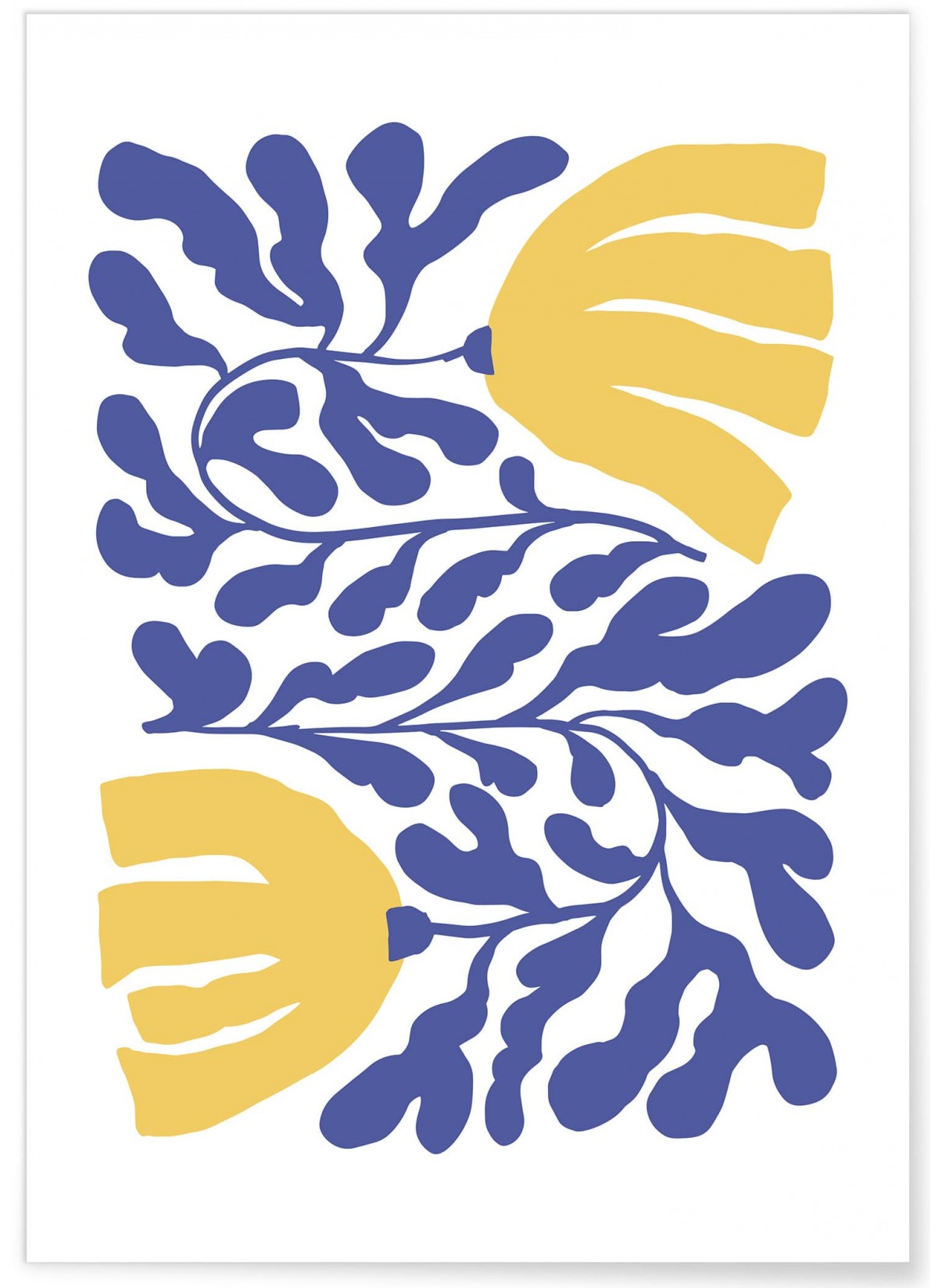 Affiche Abstract Flowers 2
