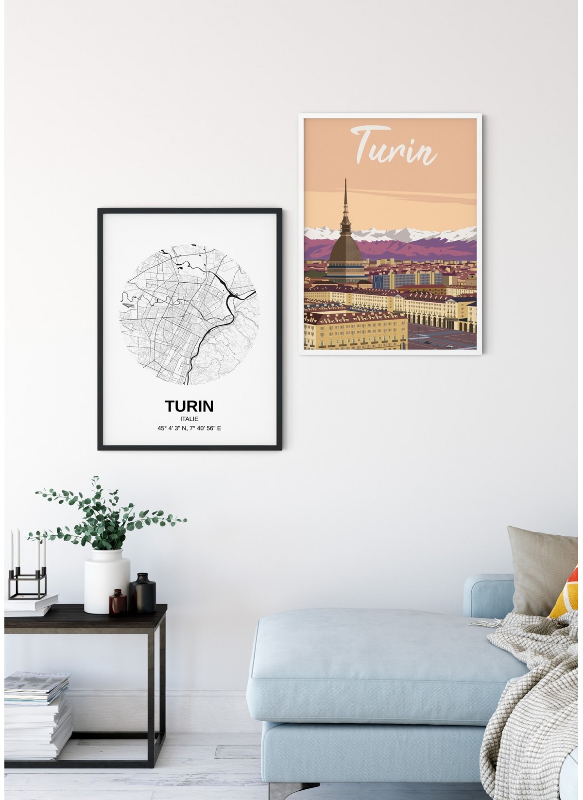 Affiche ville Turin