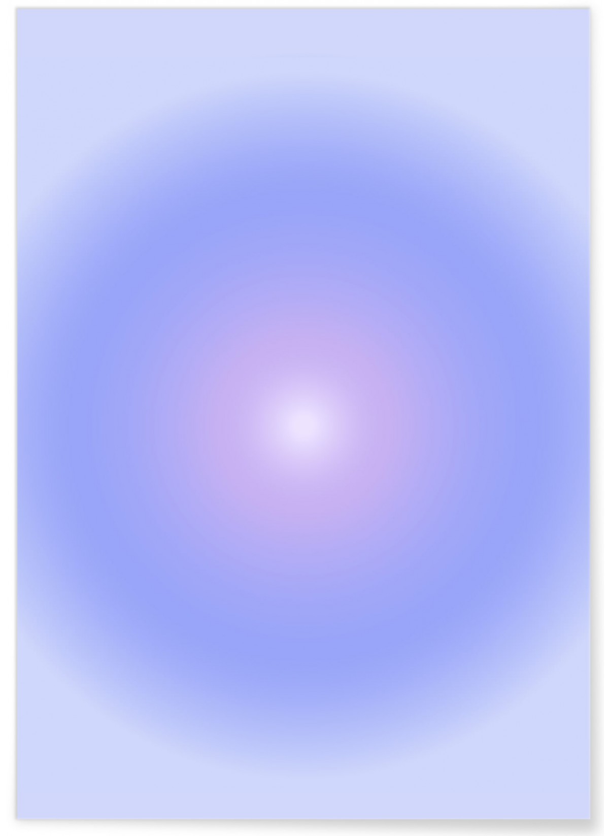 Affiche Aura bleue