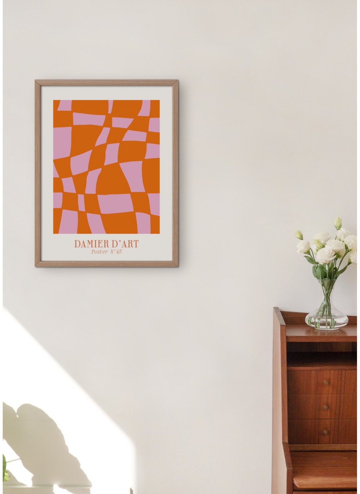 Affiche Damier d'art