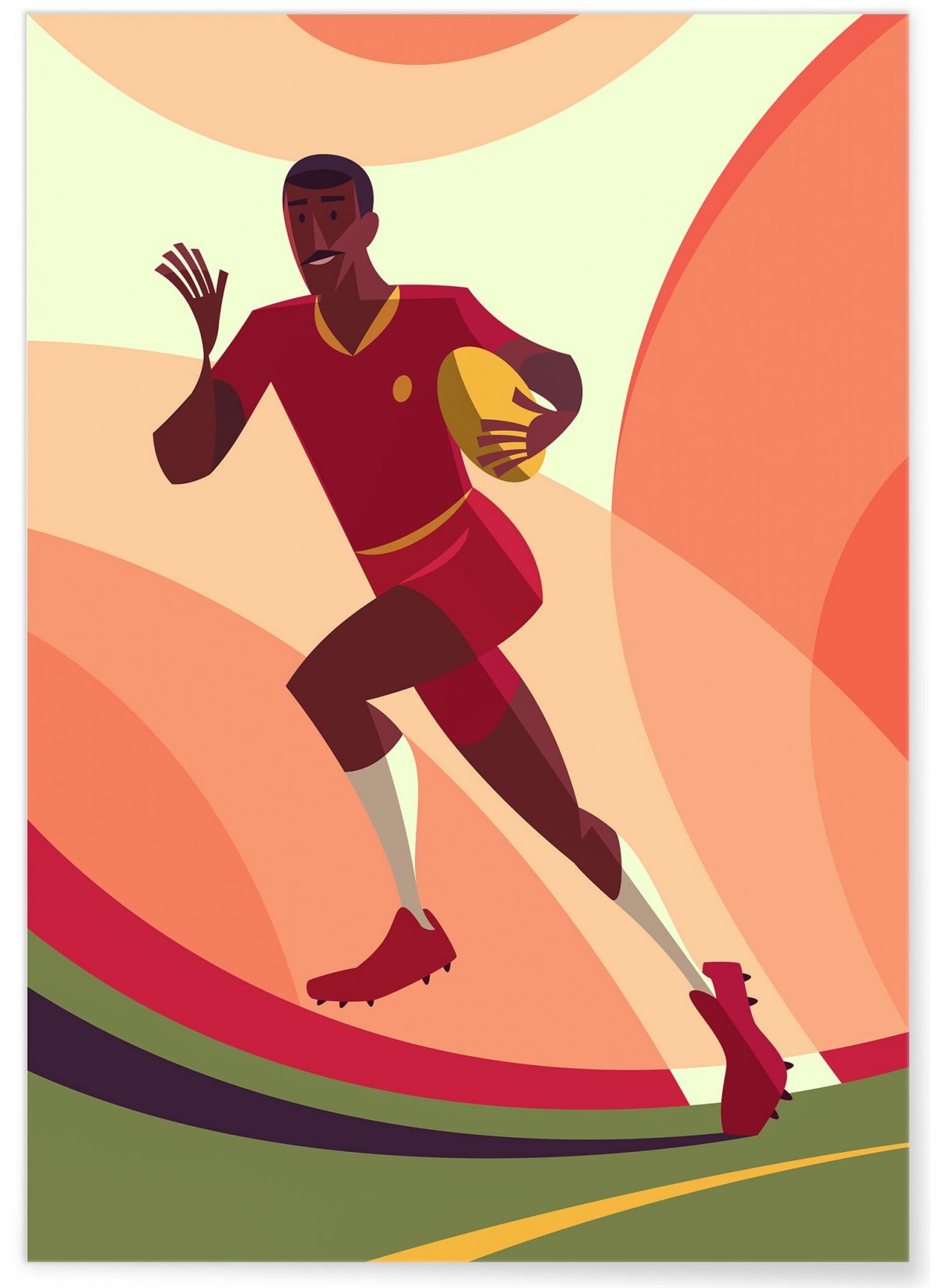 Affiche Rugby