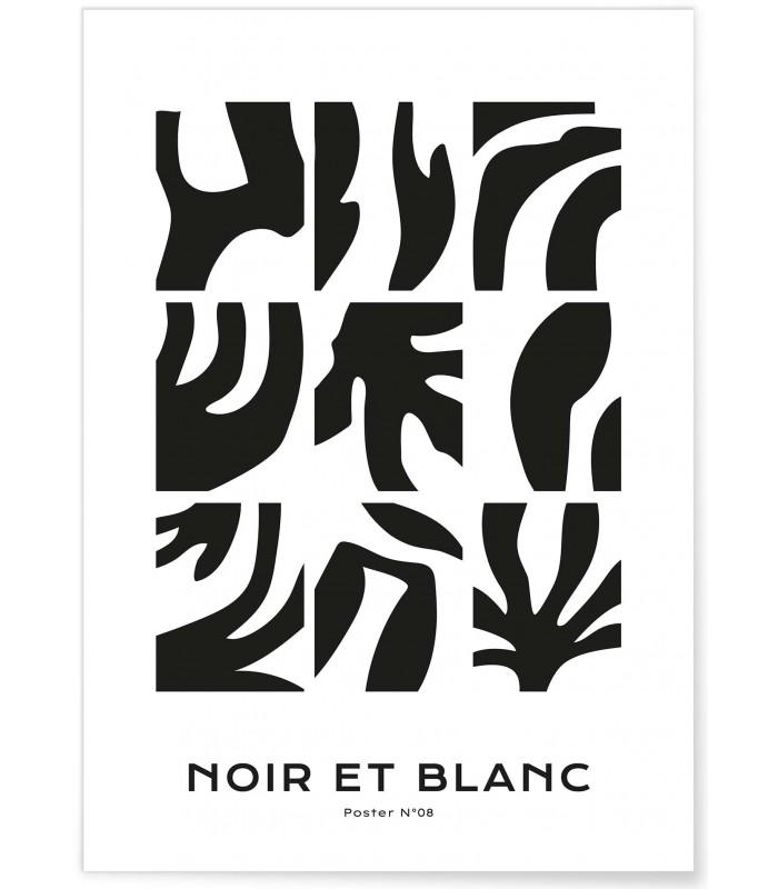 Affiche Noir et blanc