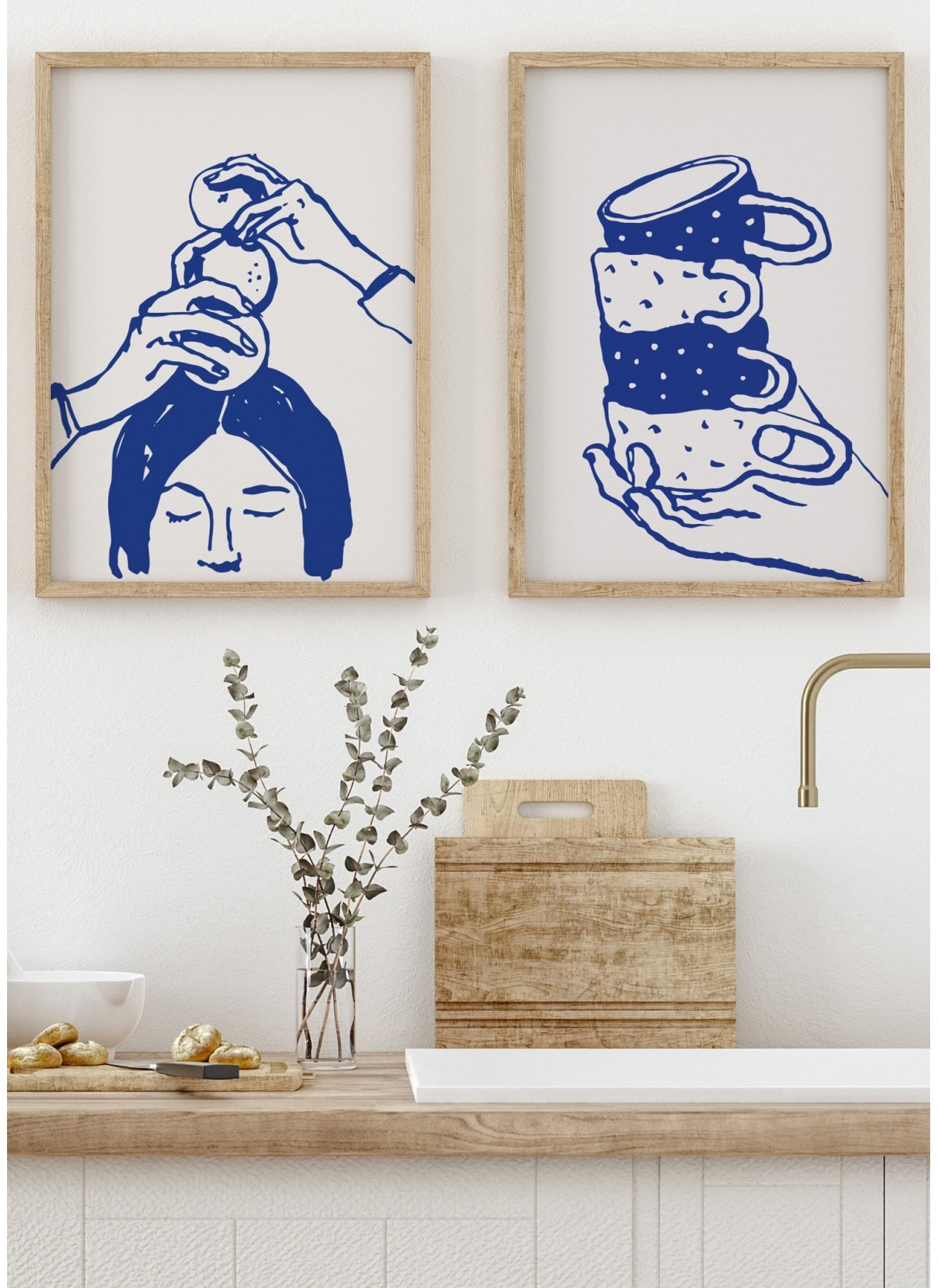 Affiche Les tasses