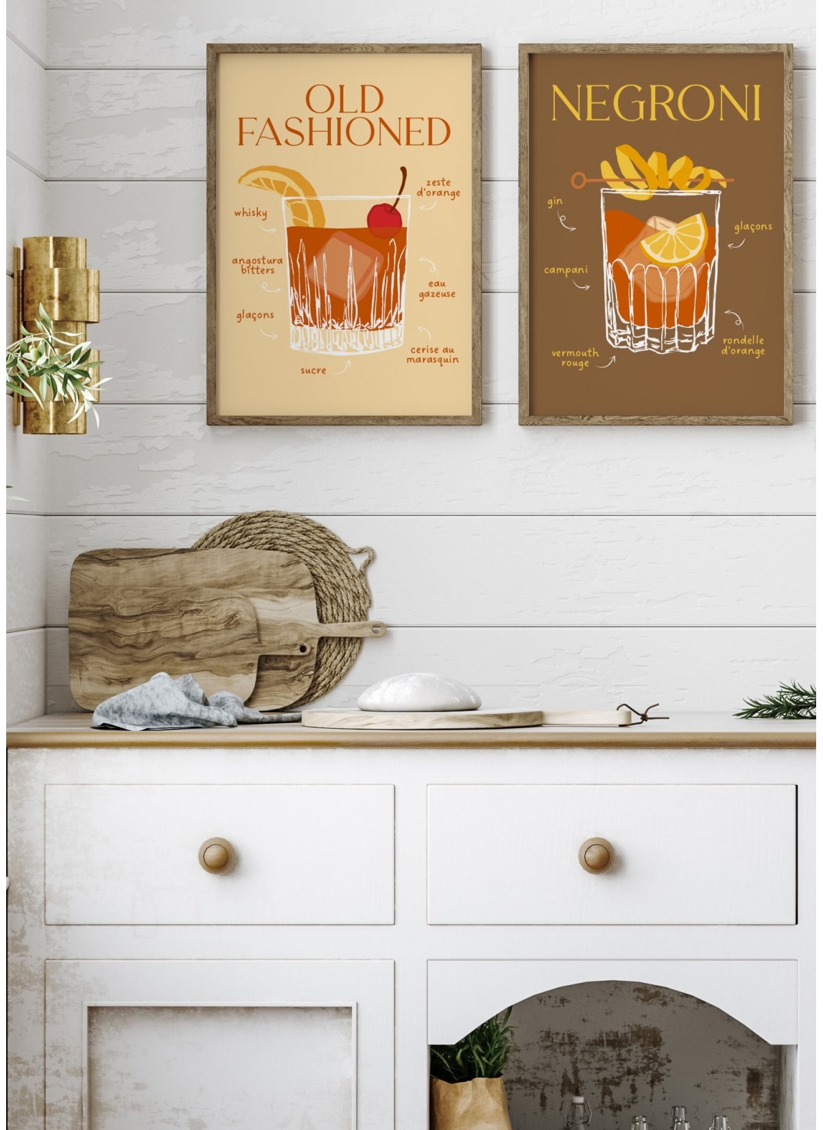 Affiche Cocktail Negroni 2