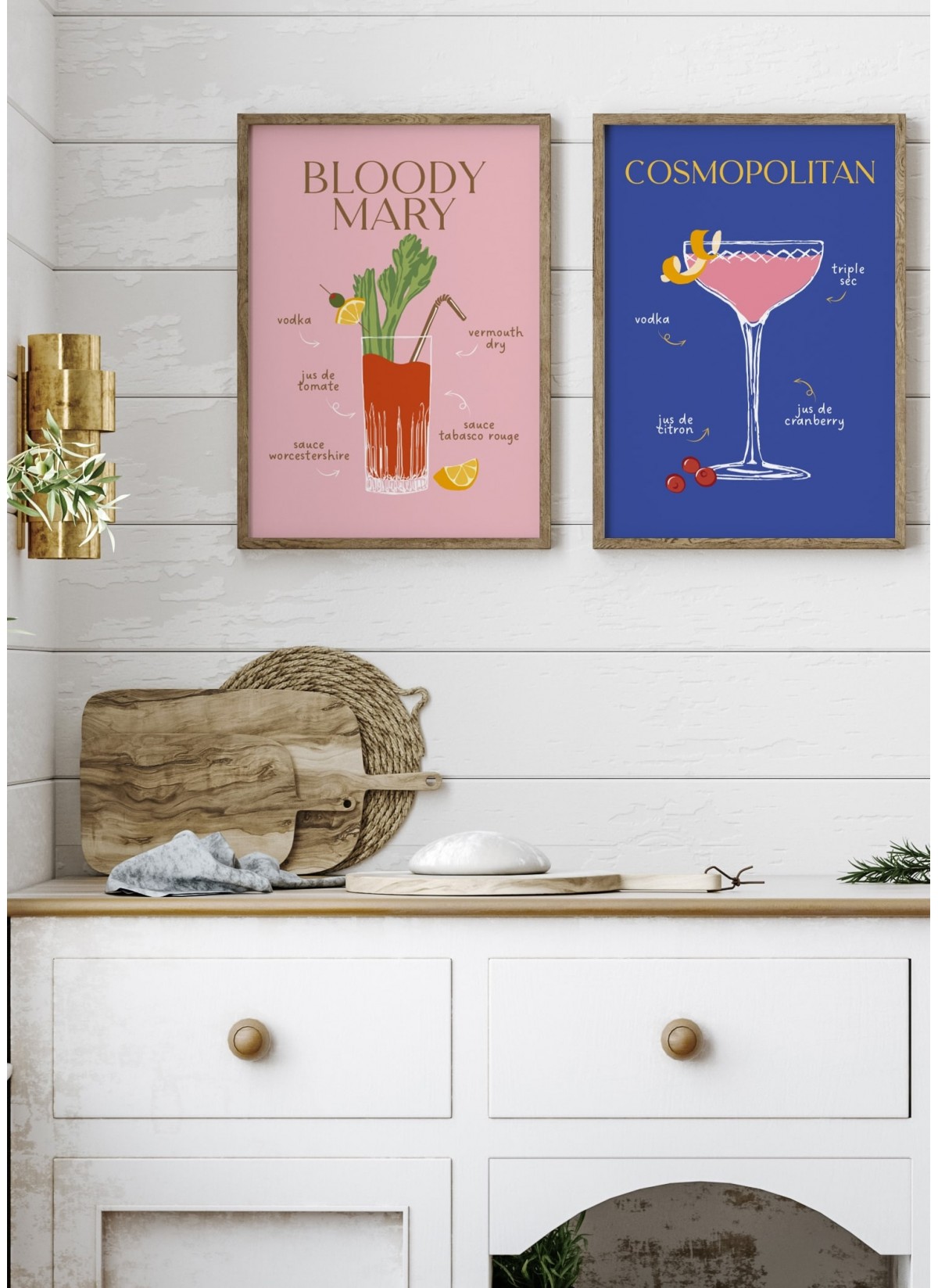 Affiche Cocktail Cosmopolitan 2