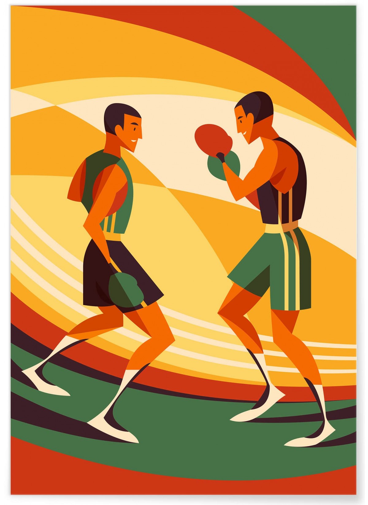 Affiche Boxe