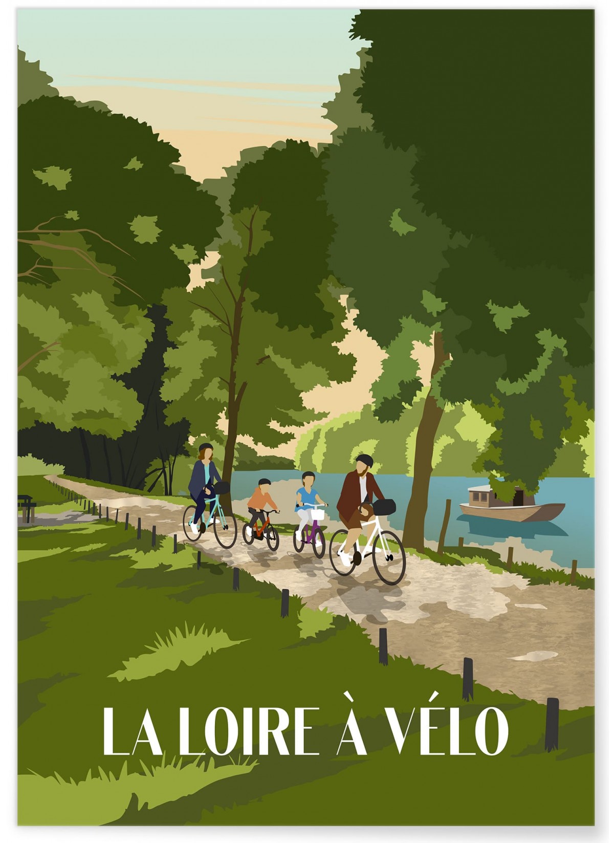 Affiche La Loire à vélo