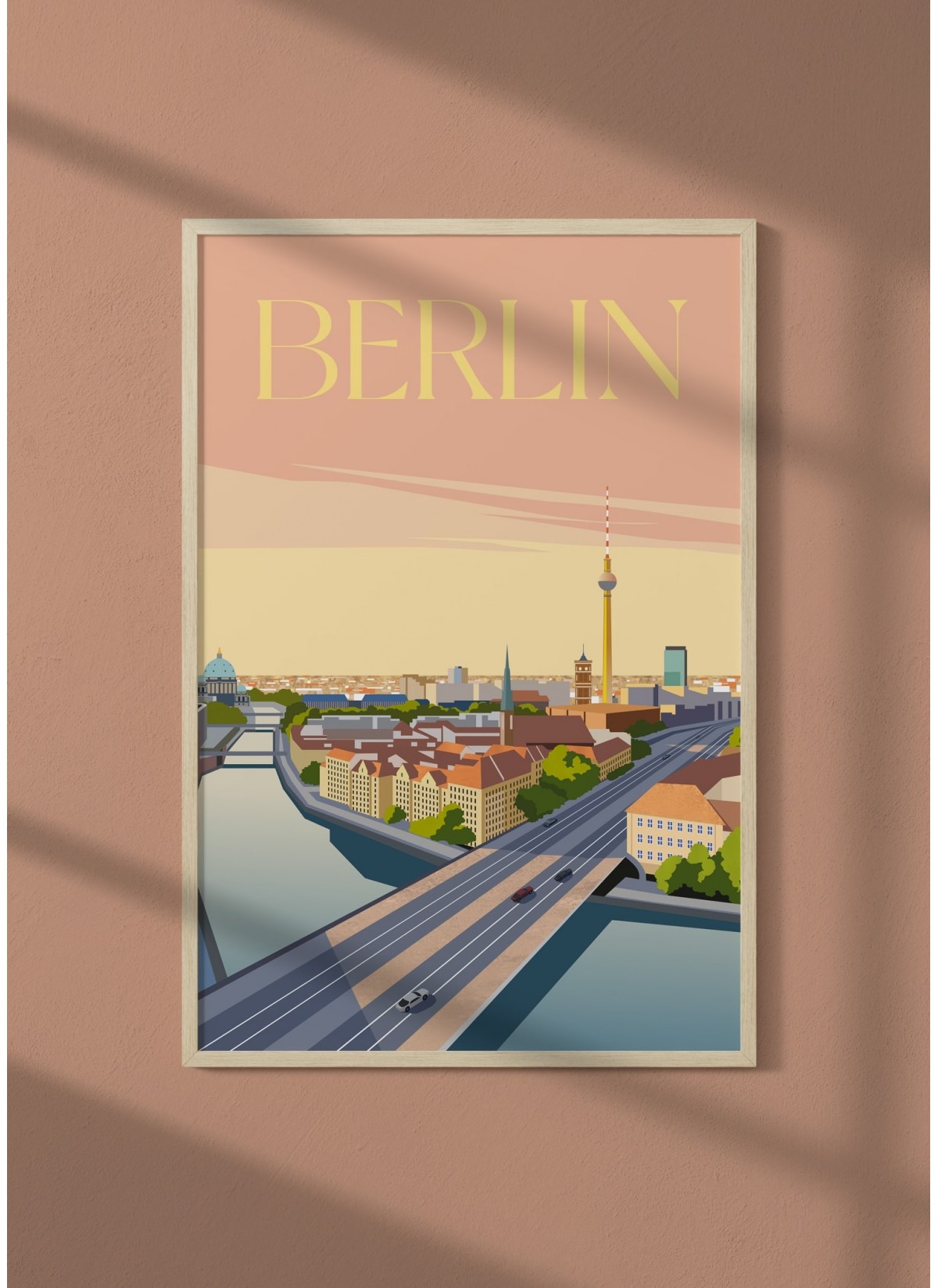 Affiche ville Berlin 2