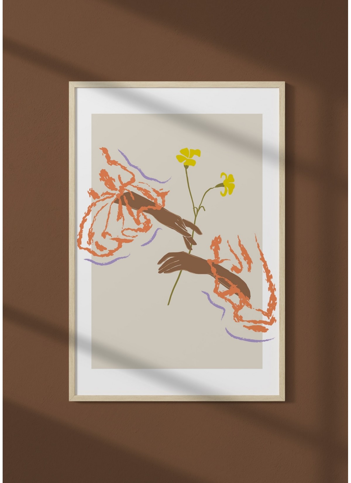 Affiche Une fleur