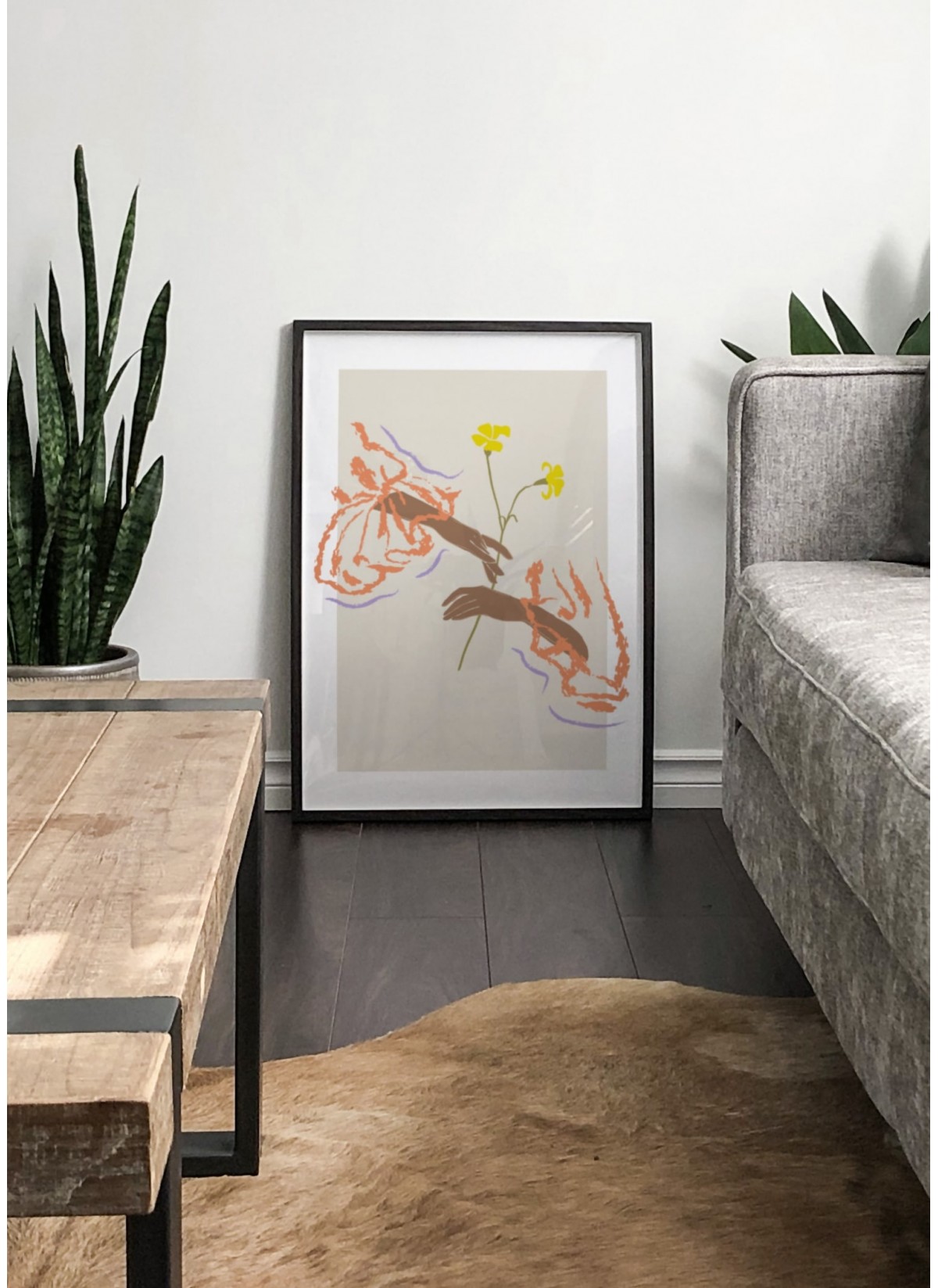 Affiche Une fleur