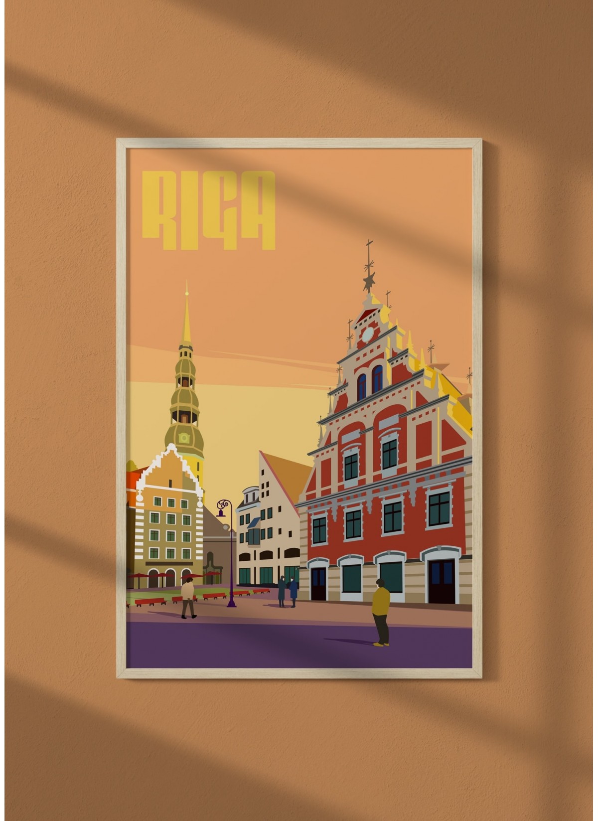 Affiche ville Riga