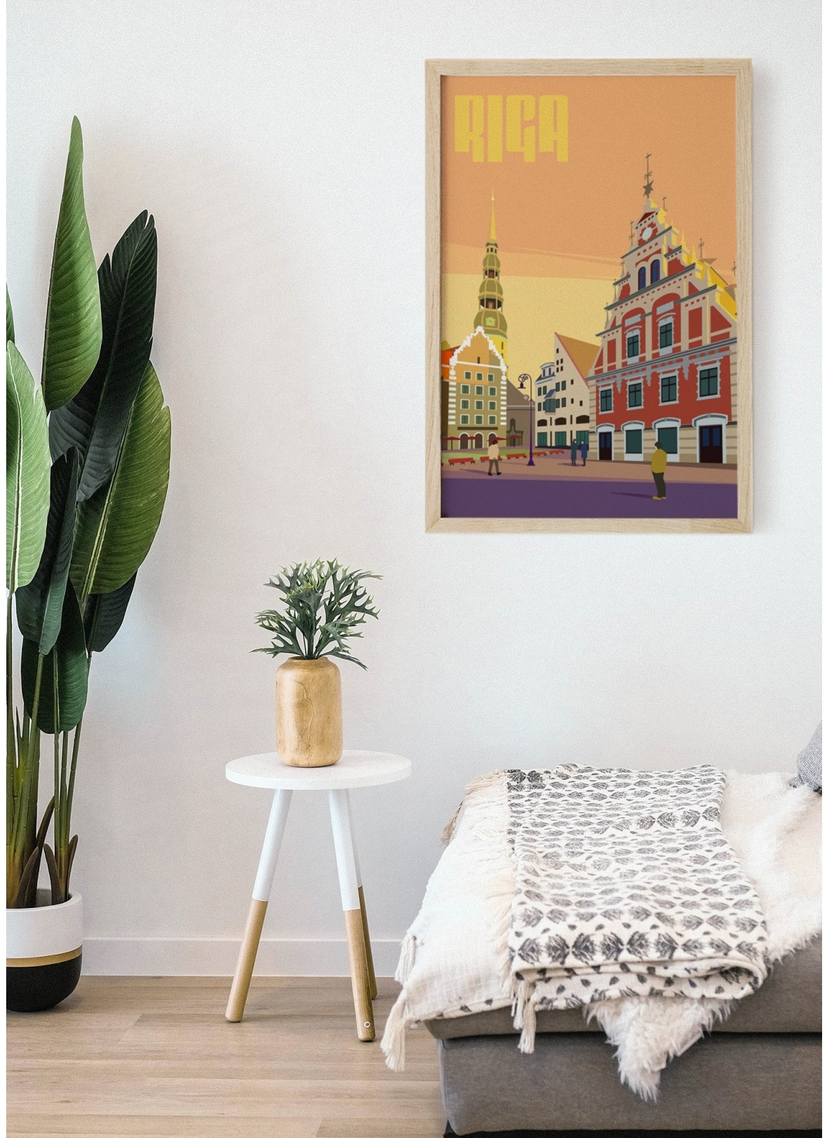 Affiche ville Riga