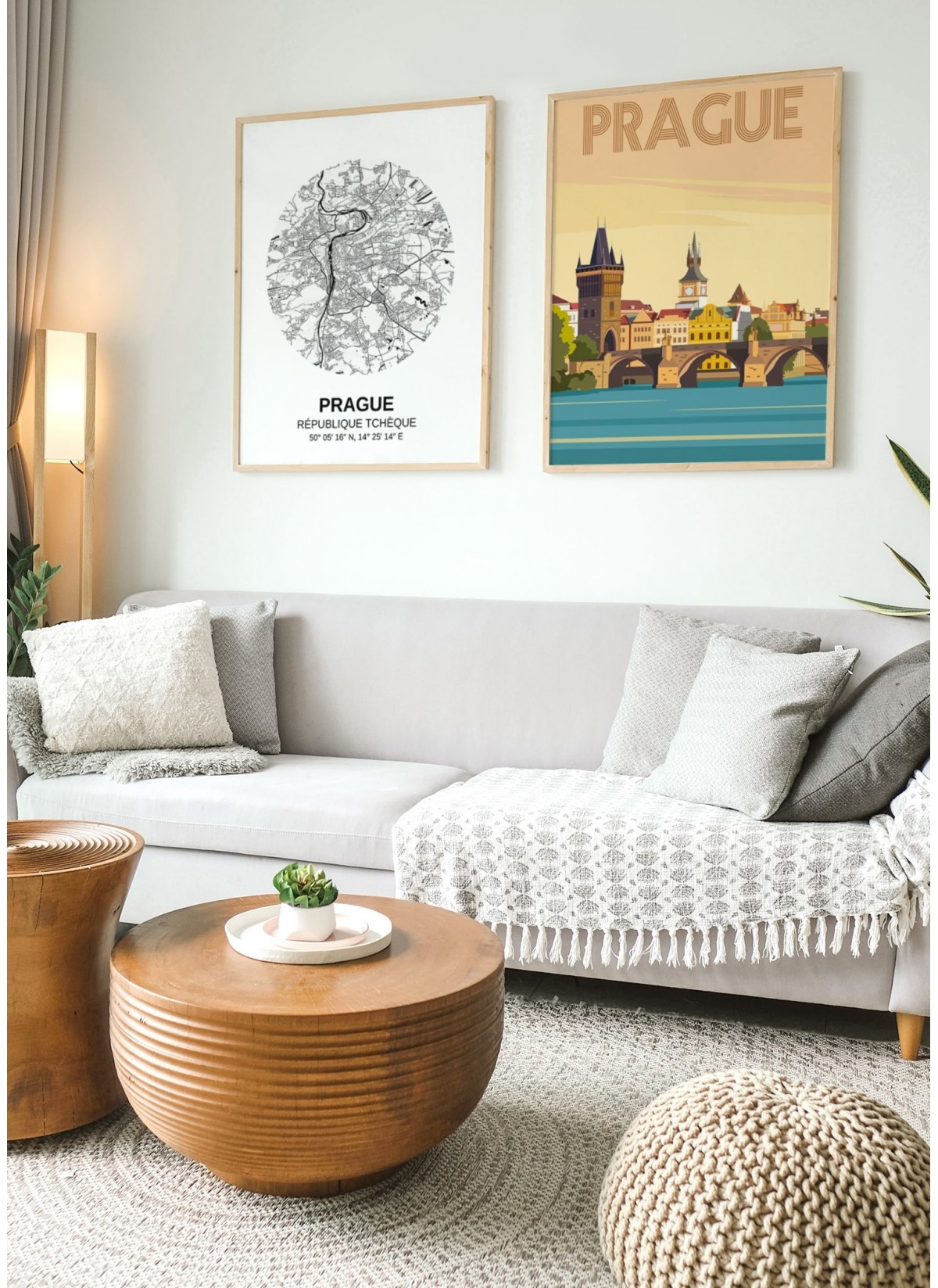 Affiche ville Prague 2