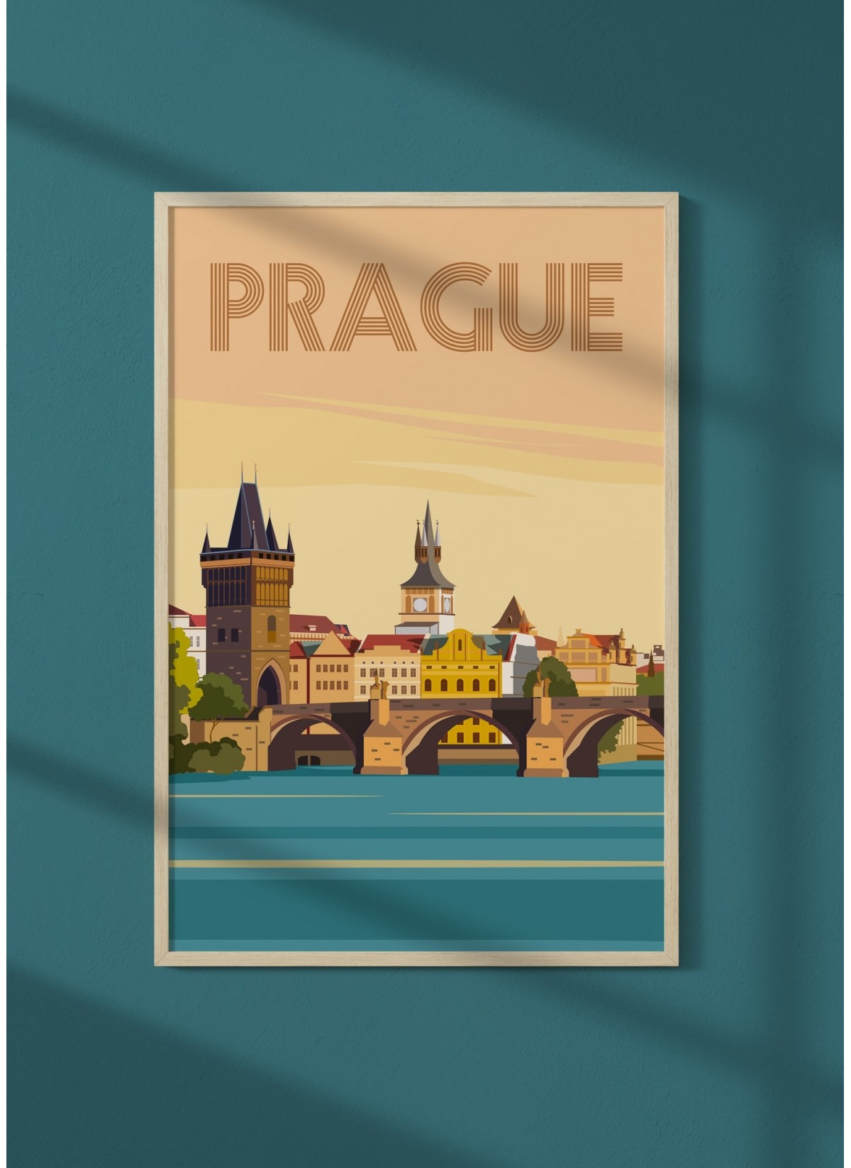 Affiche ville Prague 2