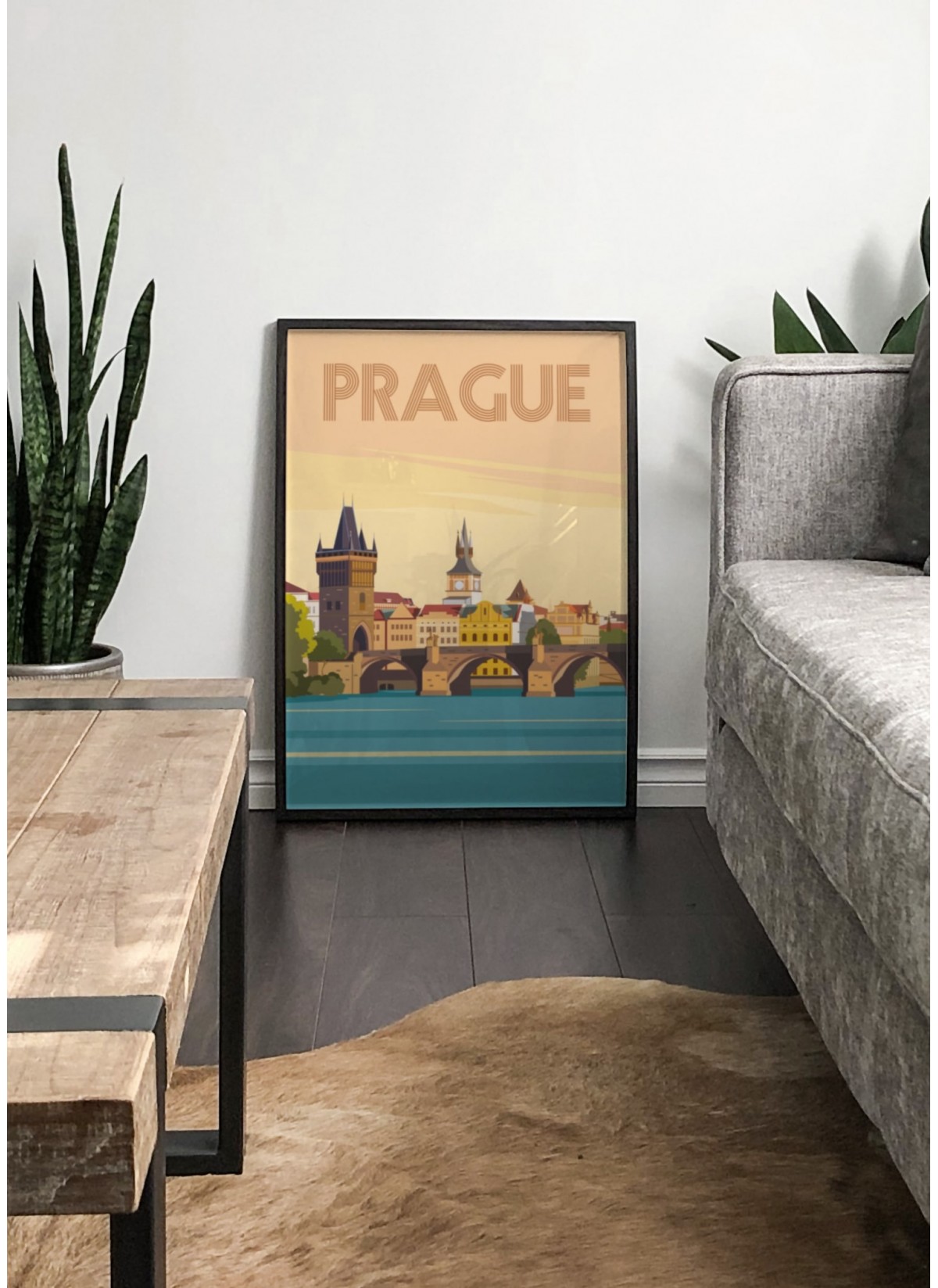 Affiche ville Prague 2