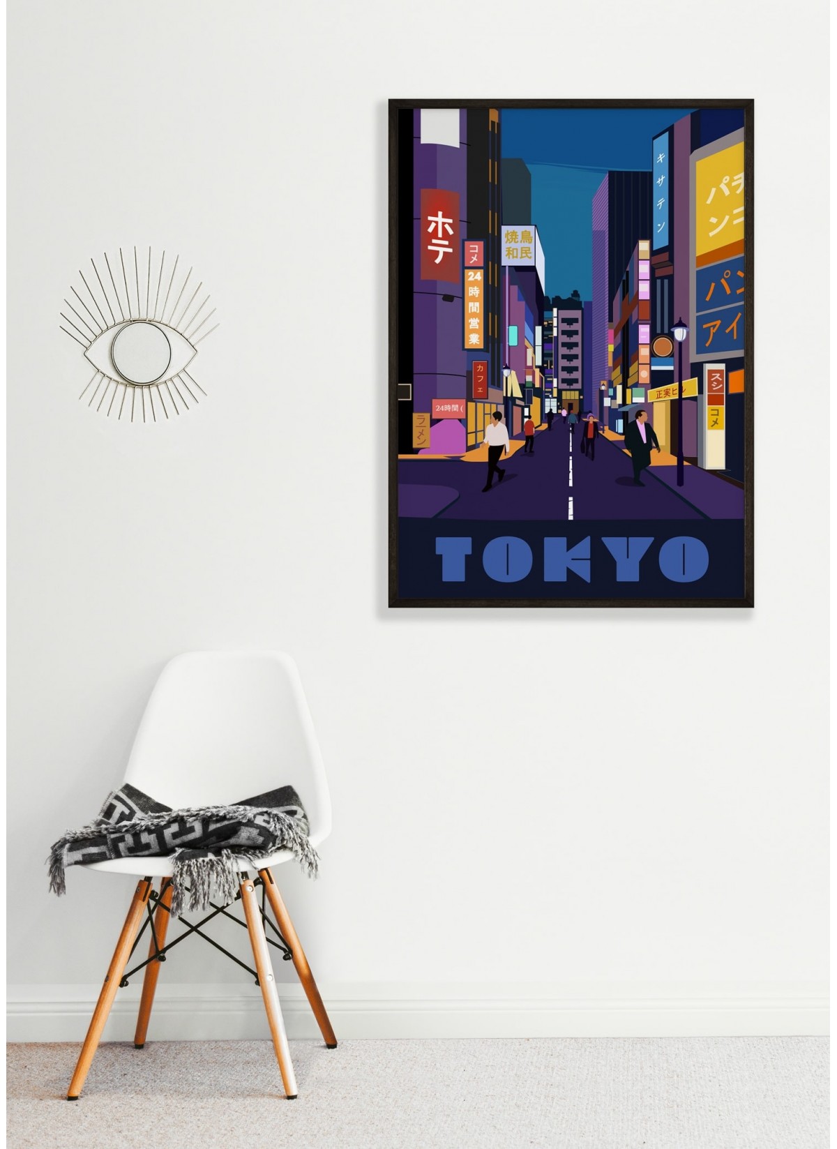 Affiche ville Tokyo