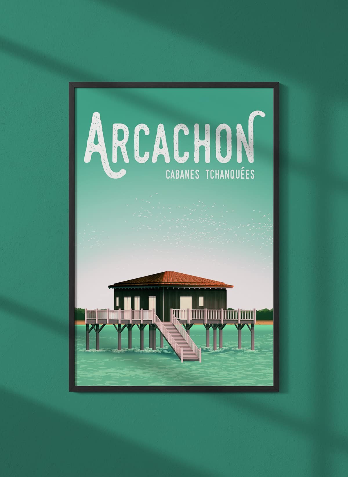 Affiche ville Arcachon