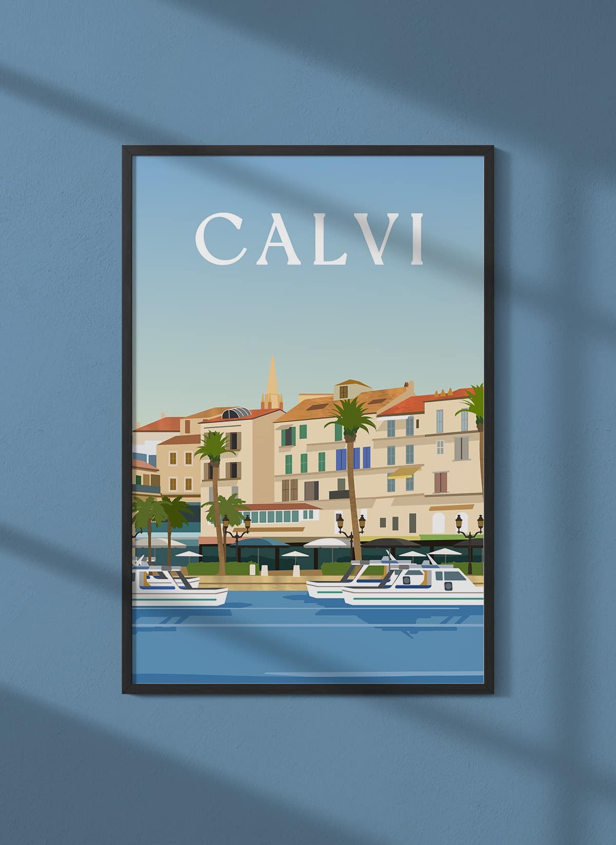 Affiche ville Calvi