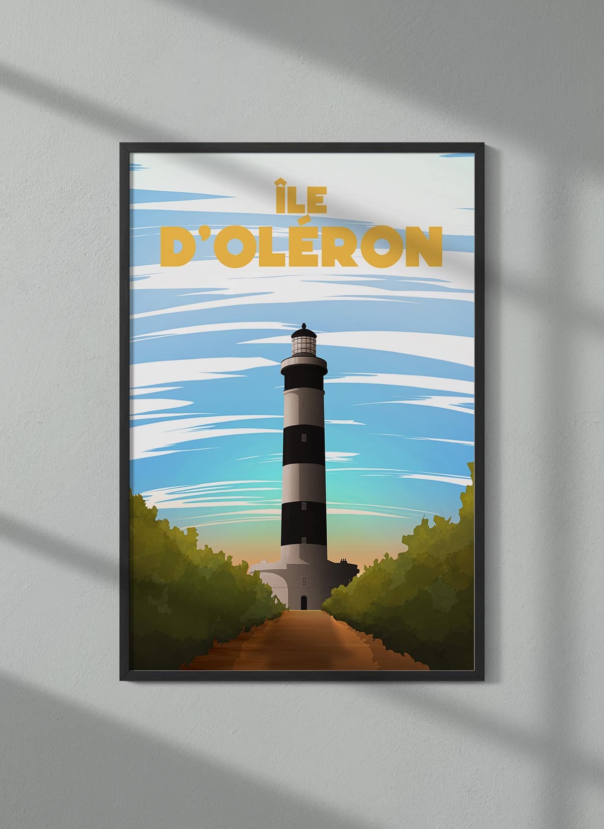 Affiche ville Île d'Oléron