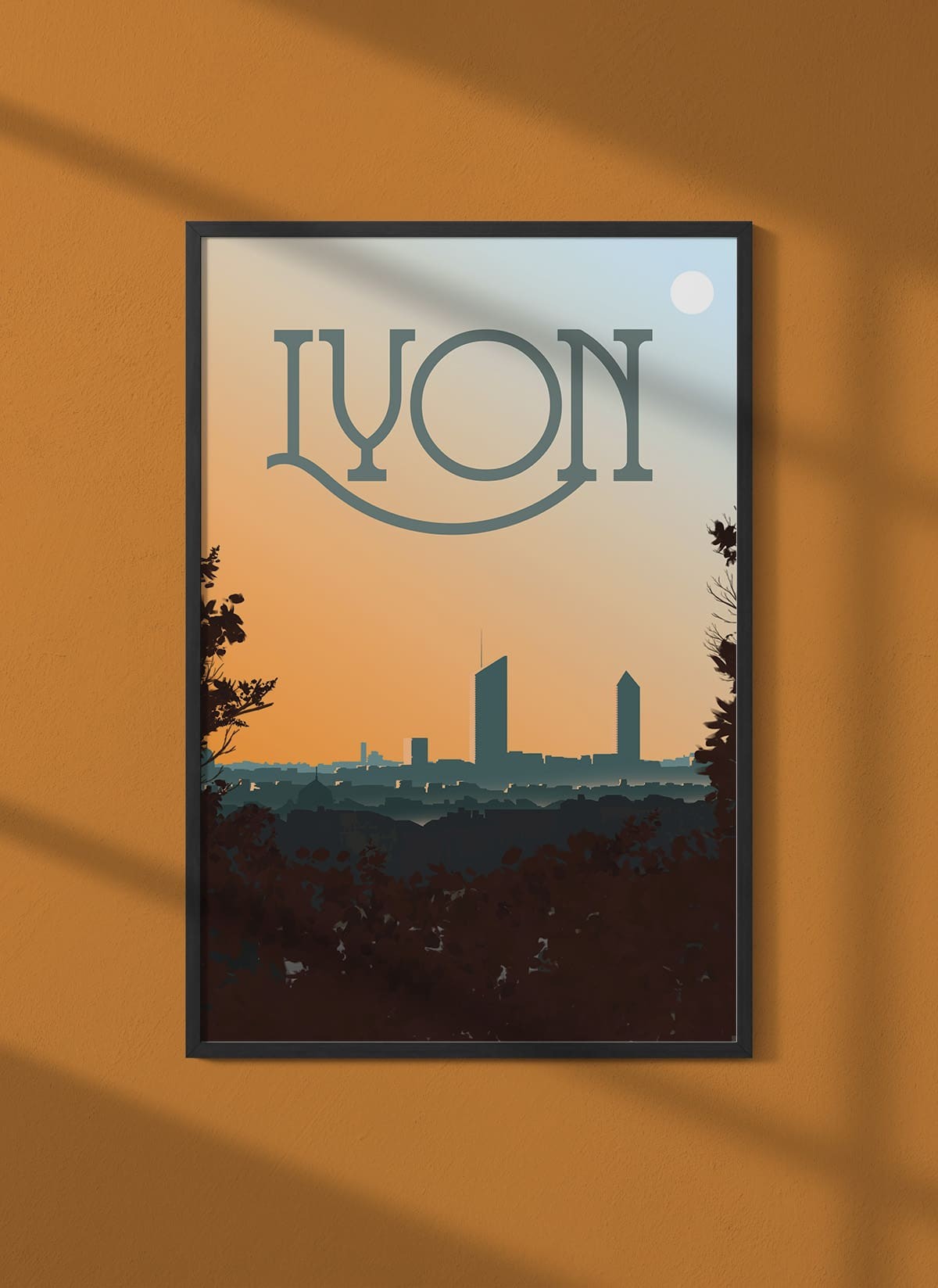 Affiche ville Lyon