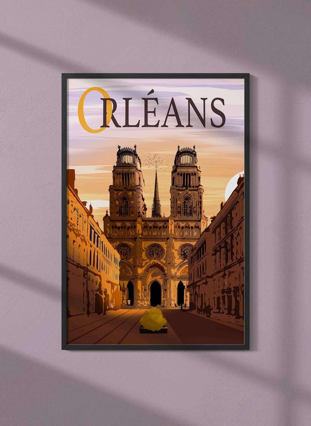 Affiche ville Orléans