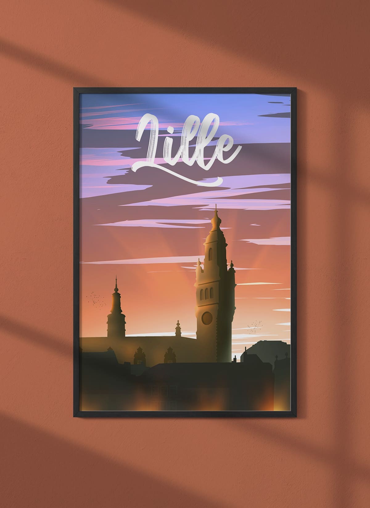 Affiche ville Lille